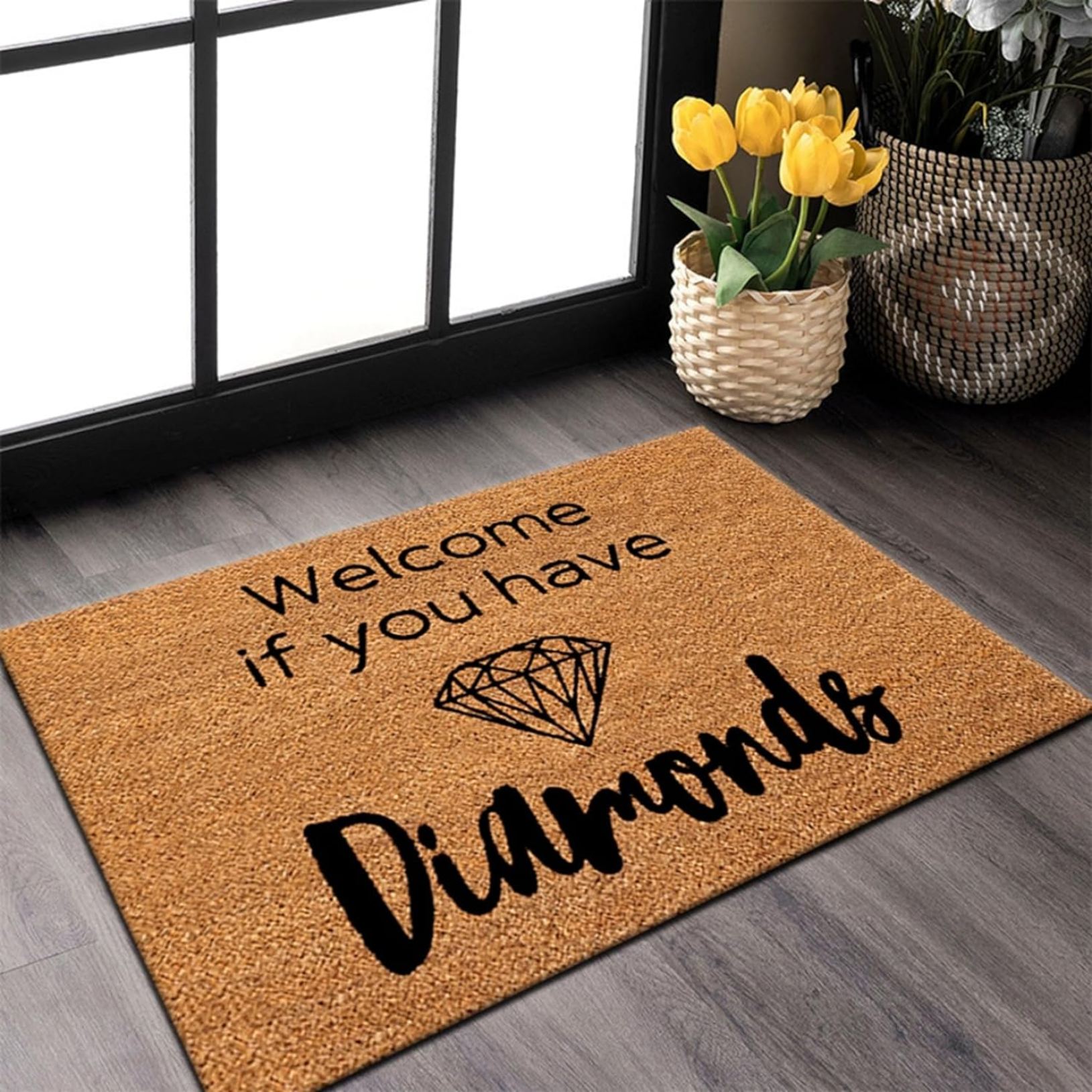 玄関マット 泥落とし 屋外 屋内 WELCOME ウェルカムマット 室外 室内 家庭用 吸水 速乾 快適 耐磨耗性 ..