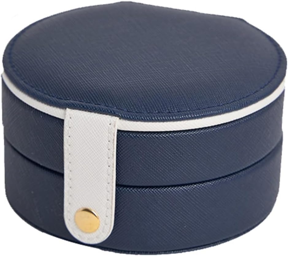 ジュエリー収納 PUレザー バックル 円形 引き出し ジュエリー入れ ジュエリーボックス レディース 宝石..