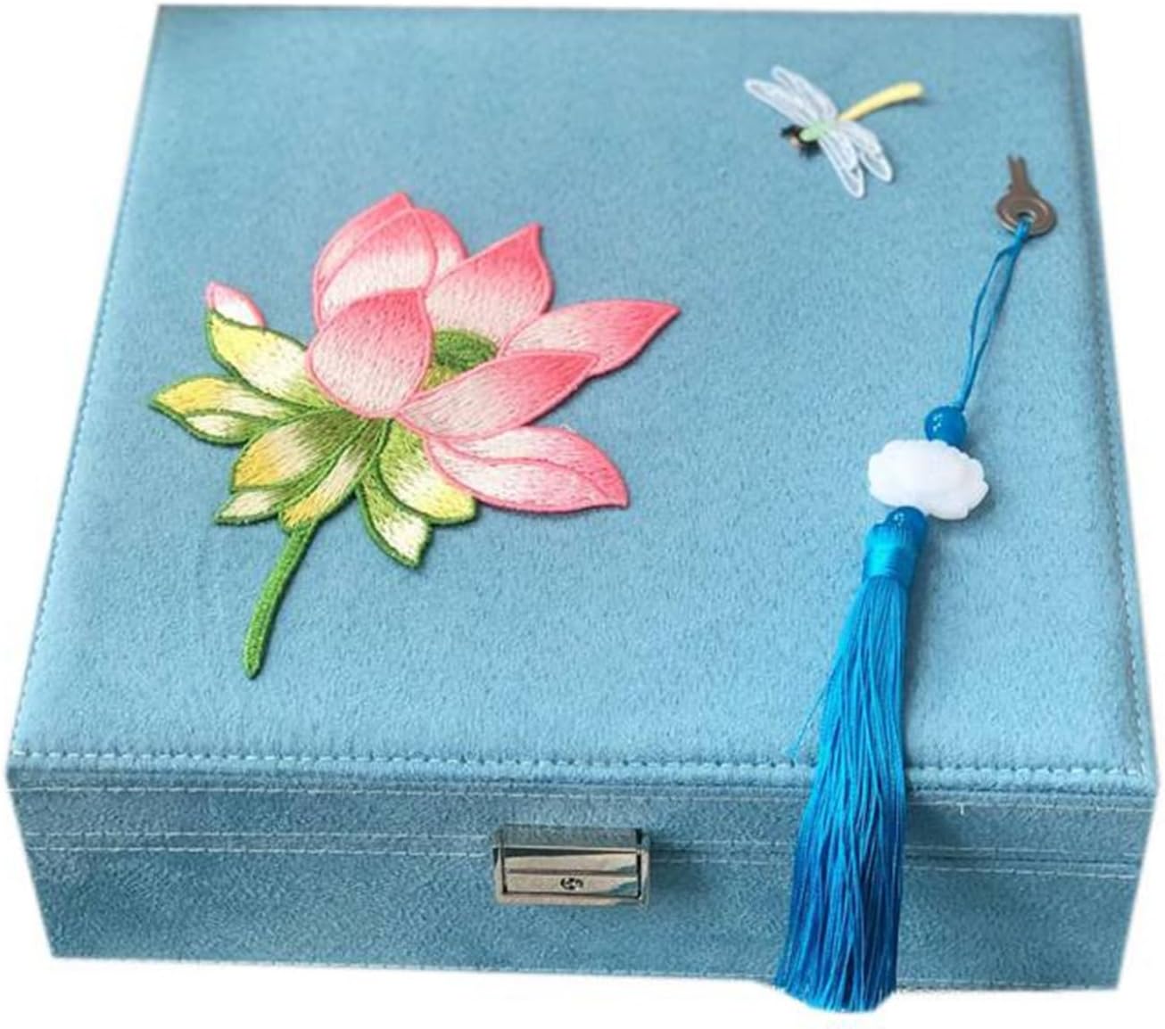 収納ボックス 刺? 花柄 天然木 ジュエリーボックス アンティーク レディース ジュエリー収納 宝石箱 ジュエリー入れ チョーカー 首飾り 小物整理入れ 旅行出...