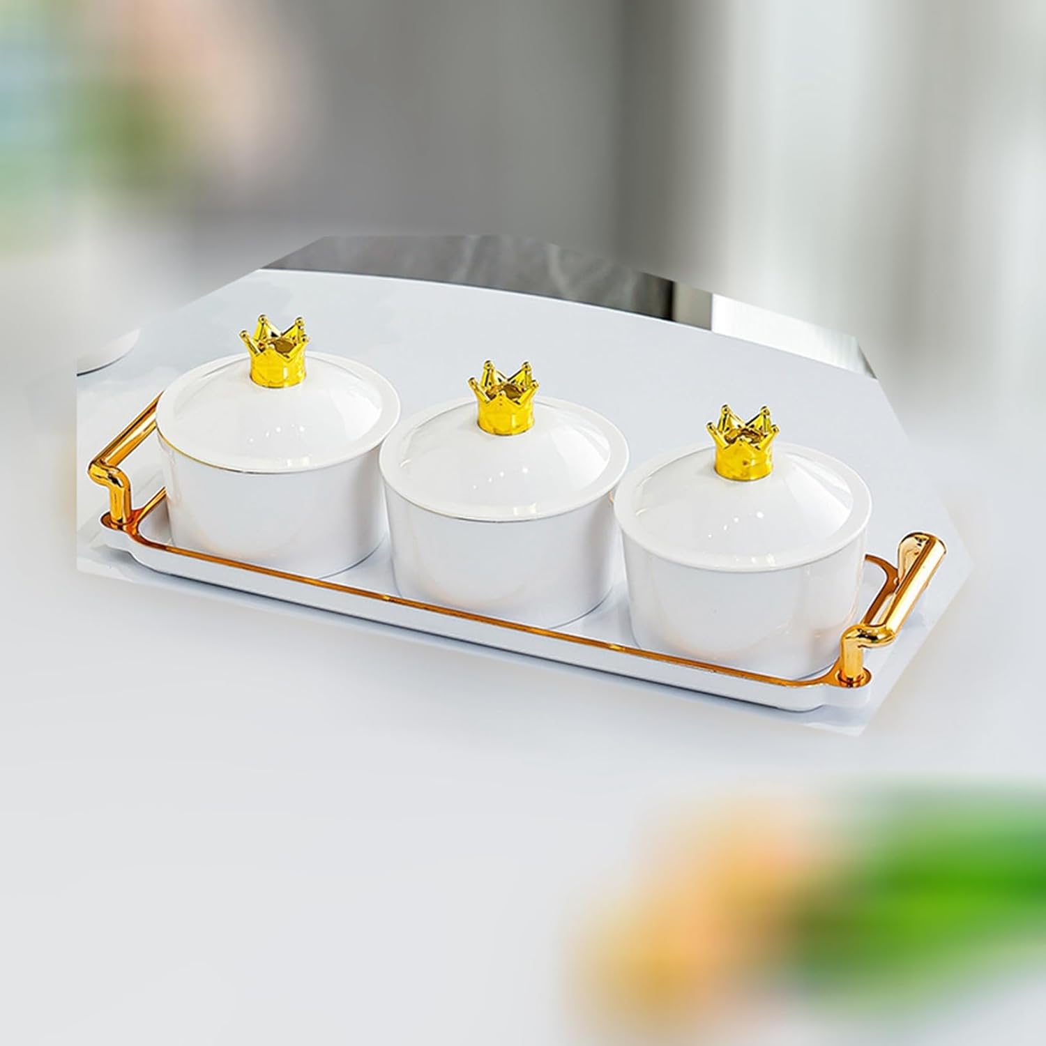 調味料入れ スナック皿 お菓子収納ボックス お菓子皿 3個組 卓上用 フルーツ用ボウル 砂糖 塩 容器 薬..