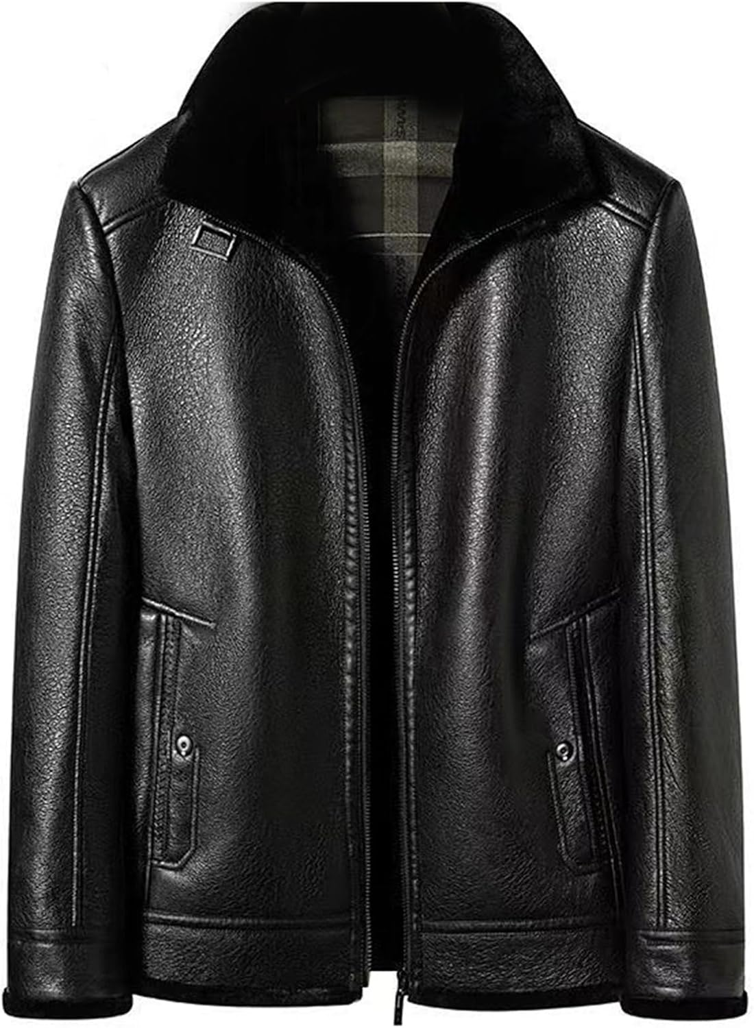 メンズ レザージャケット ラム革 裏起毛 ライダースジャケット 秋冬服 ブルゾン コート 撥水加工 防風防寒 細身 カジュアル かっこいい アウター トレンド ソフト 街着 シンプル ポケット