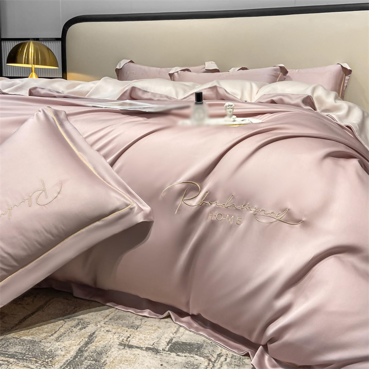 シルクみたい艶 布団カバー セット シングル セミダブル ダブル おしゃれ 北欧 シルク調 レーヨン素材 高級 ホテル仕様 優しい 肌触り かわいい 清潔 防臭 消臭 洗える 掛け布団カバー 枕カバー