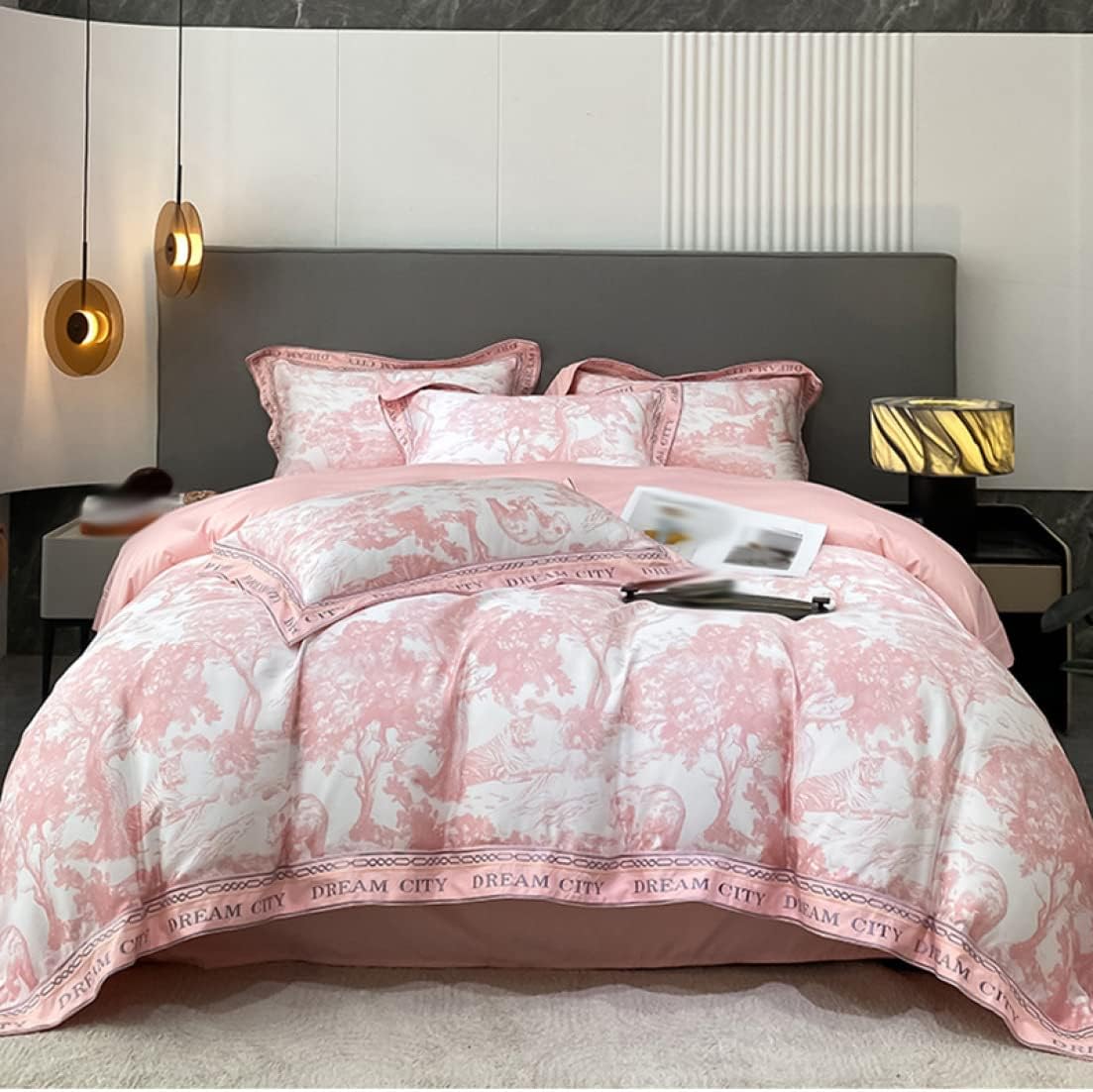 敷き布団カバー 枕カバー フラットシーツ/ボックスシーツ四季通用 布団カバーセット ダブル/セミダブル..