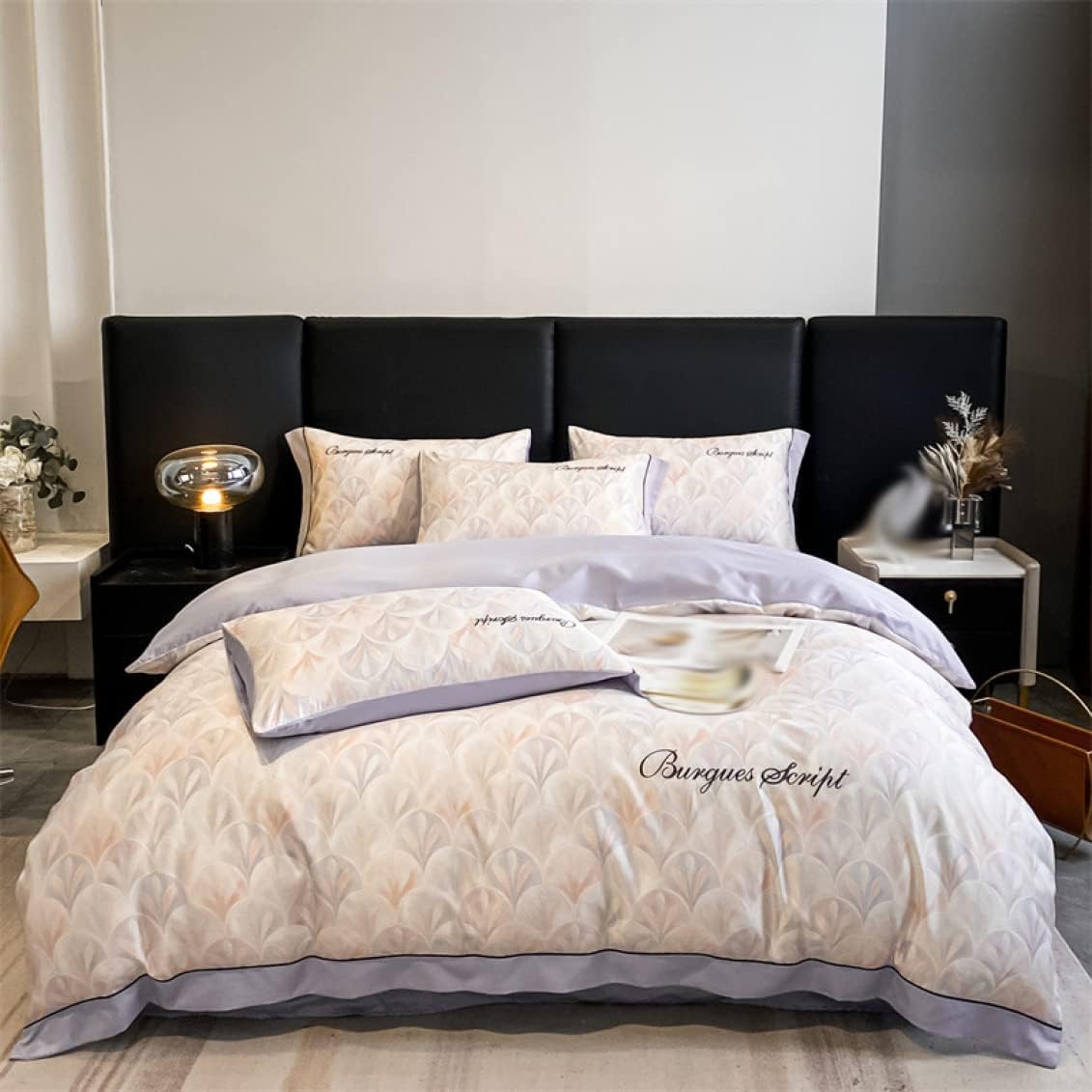 布団カバーセット シーツセット ダブル クイーン 4点セット 3点セット シングル 花柄 フラワー 活性プリント 高級 夏は涼しく冬は暖か シルクの様に優雅 レーヨン素材 北欧 光沢 艶あり 抗菌防臭