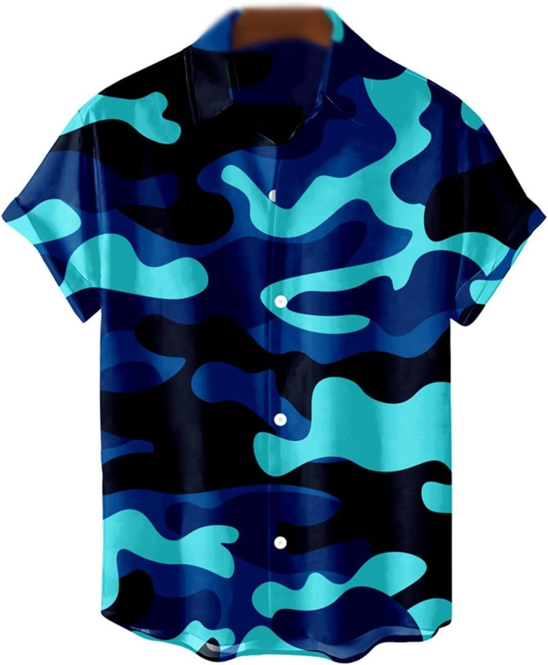 アロハシャツ ハワイシャツ メンズ 半袖 迷彩柄 ミリタリー 折り襟シャツ 総柄 夏 薄い 5XL大きいサイズ 軽い ワイド ヴィンテージ 速乾吸汗 通気性いい 古着風 花火大会 海 カジュアルシャツ