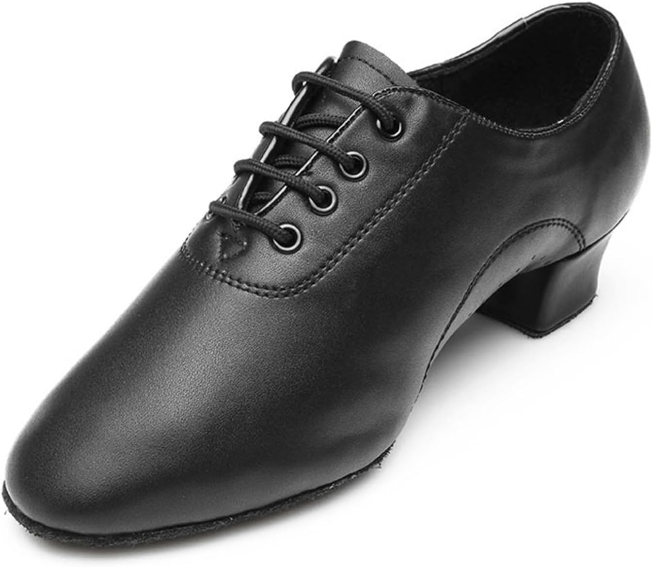 社交ダンス シューズ 18-27.5cm こども用 メンズ メッシュ ローヒール3.5cm ラテン レースアップ スプ..