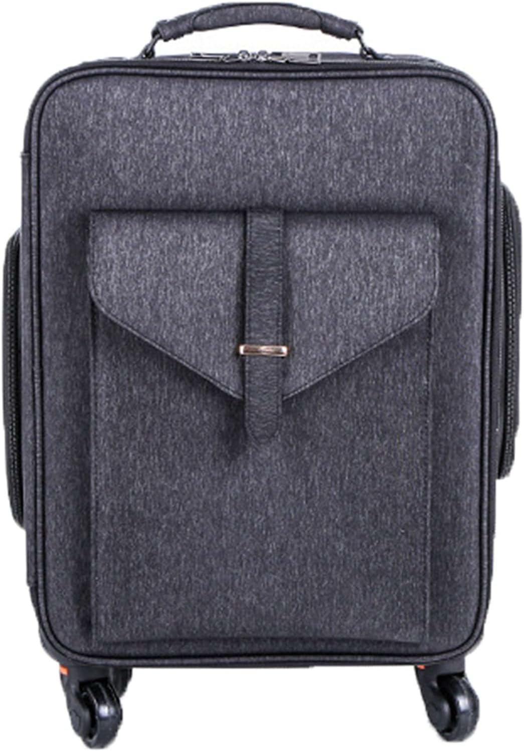 業務用 メイクボックス 大容量 キャリーケース キャスター付き トロリー 化粧ケース ハンドル付き オックスフォード ネイル収納 絵の具 整理整頓 メイクアップローリングケース トラベル 旅行 プレゼ