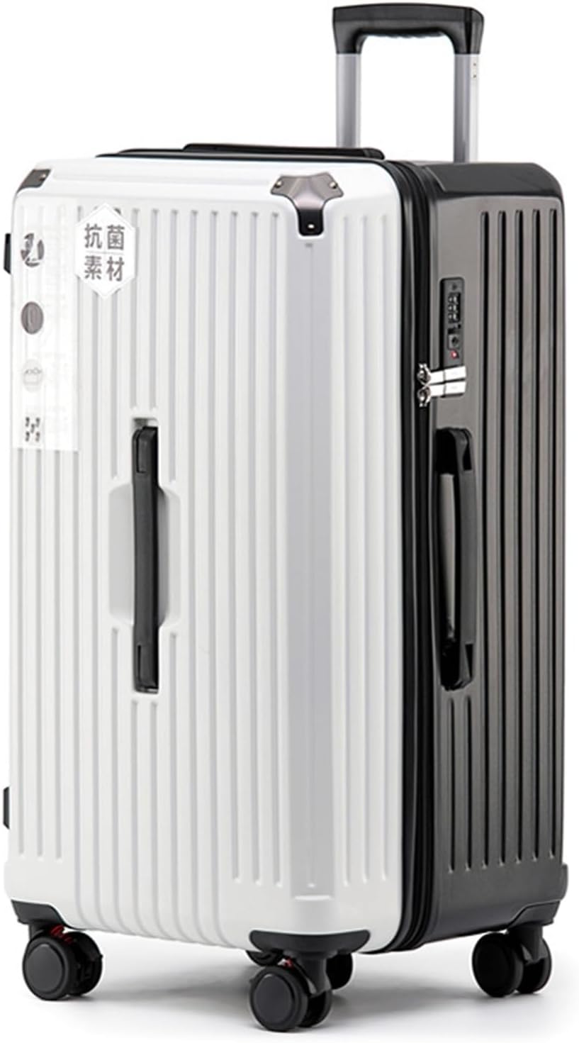 プロ用メイクボックス キャスター付き 大型 スーツケース 無地 ダブルジップ 大容量 ロック付き 化粧品箱 アルミ ハンドル付き 便利 多機能 メイク用 化粧道具入れ ネイル収納 美容師 トラベル 旅