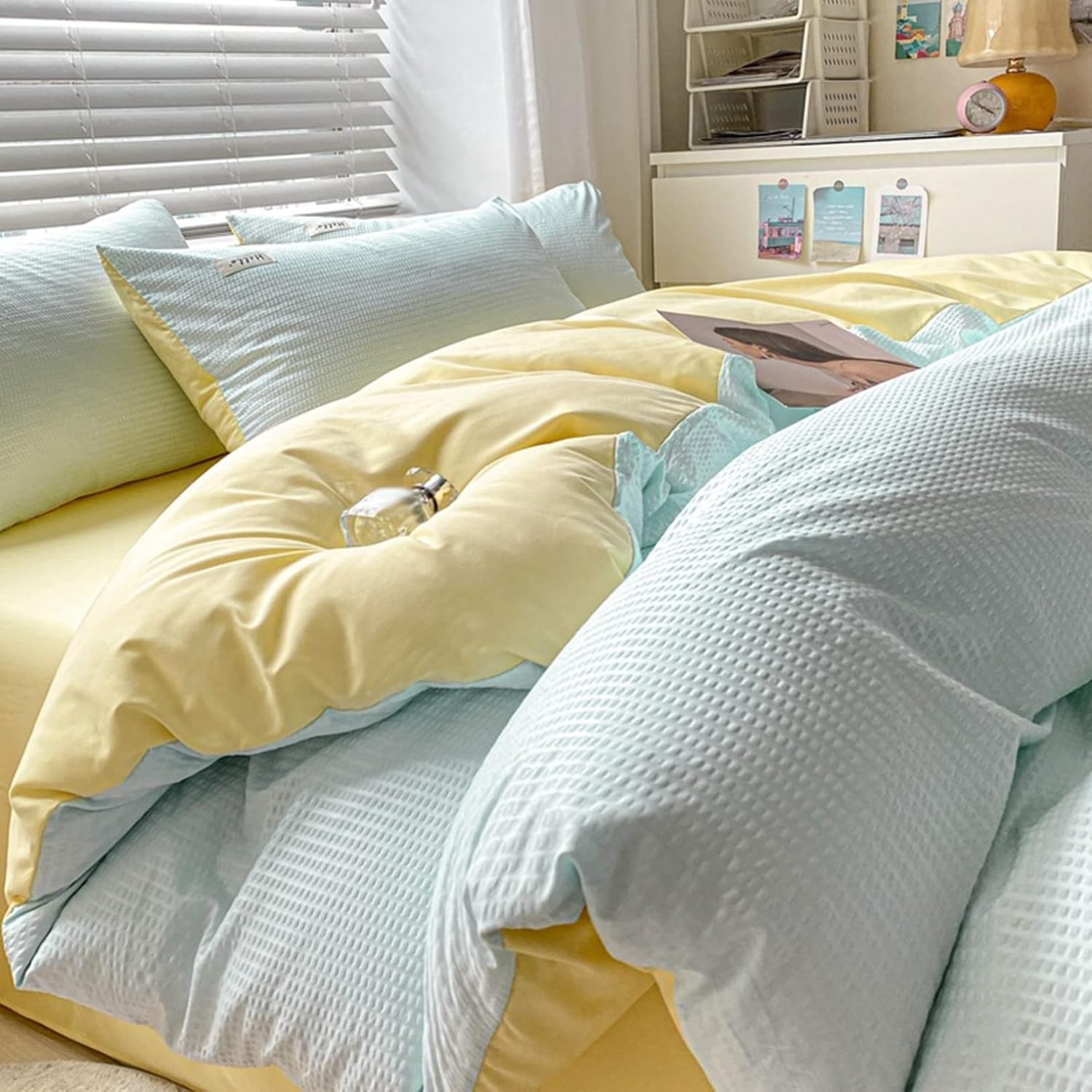 かけ布団カバーセット リバーシブル シングル ダブル 秋冬用 もこもこ 枕カバー 柔らか ベッドカバー ..