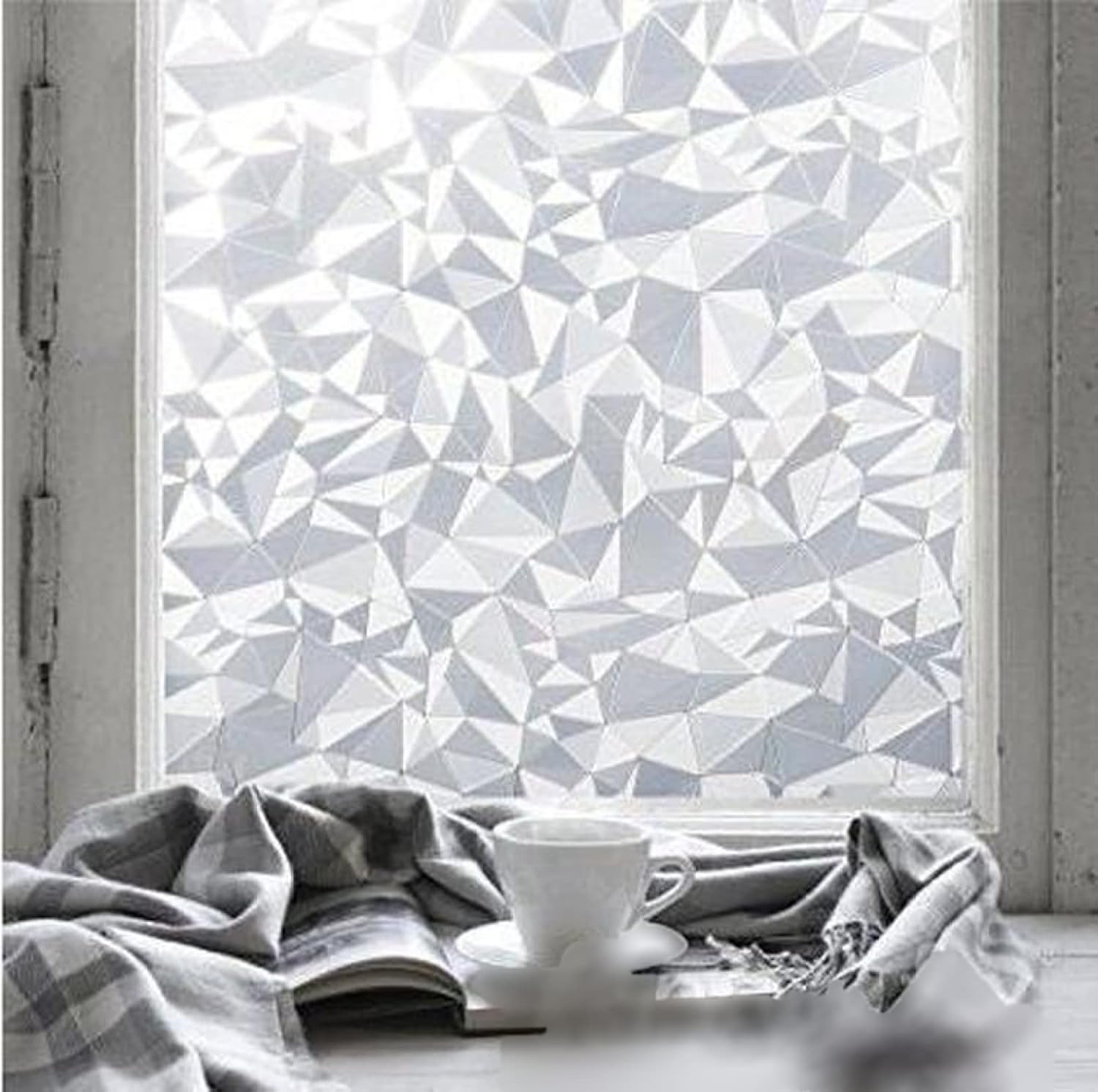 窓用フィルム 目隠しシート 外から見えない 貼ってはがせる 水で接着 断熱 スリガラス めかくしシート ..