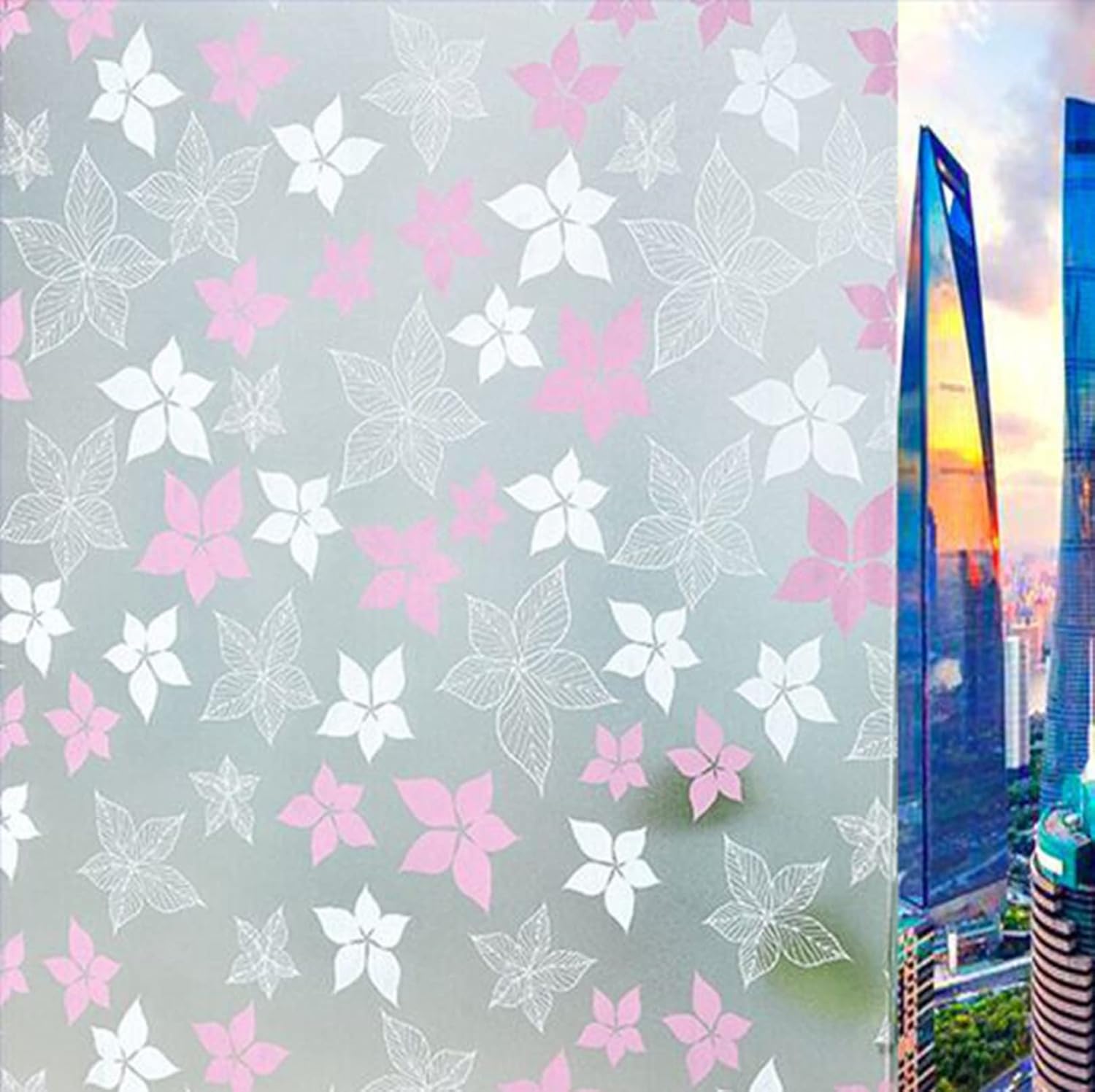 窓用フィルム 目隠しシート 外から見えない 水で貼るだけ 静電気吸着 剥がせる ガラスシール 紫外線カ..