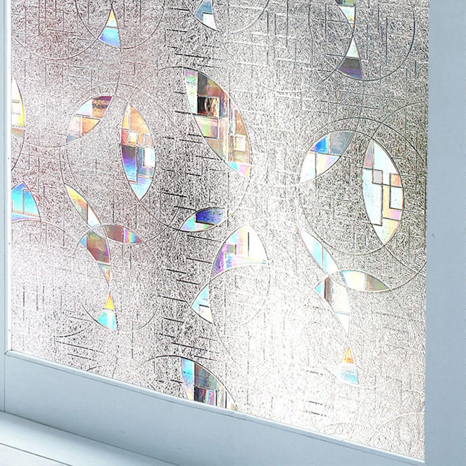 すりがらす目隠しシート 窓用 窓ガラスフィルム UVカット 外から見えない はがせる 水で貼る 剥がせる ..