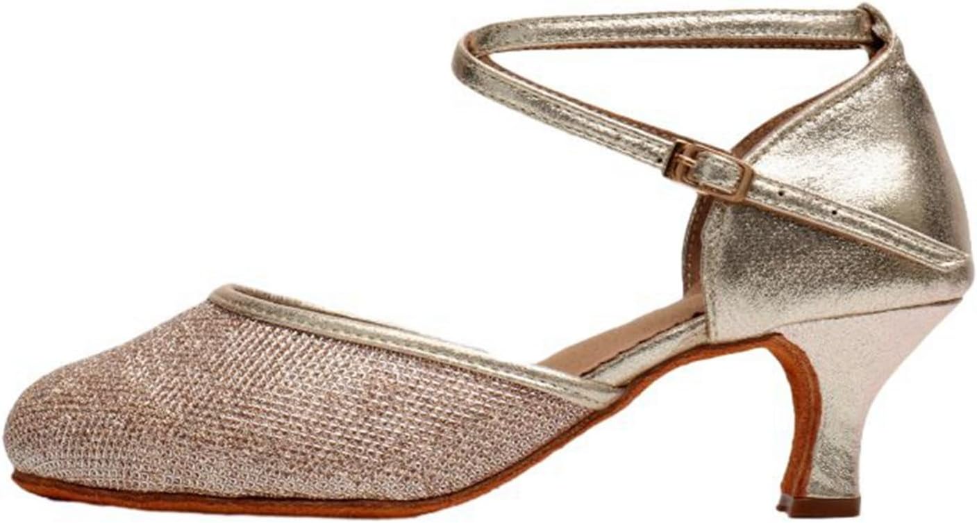 レディース ダンスシューズ サンダル 社交ダンス チャチャシューズ ラテンダンス バックル スエードソ..