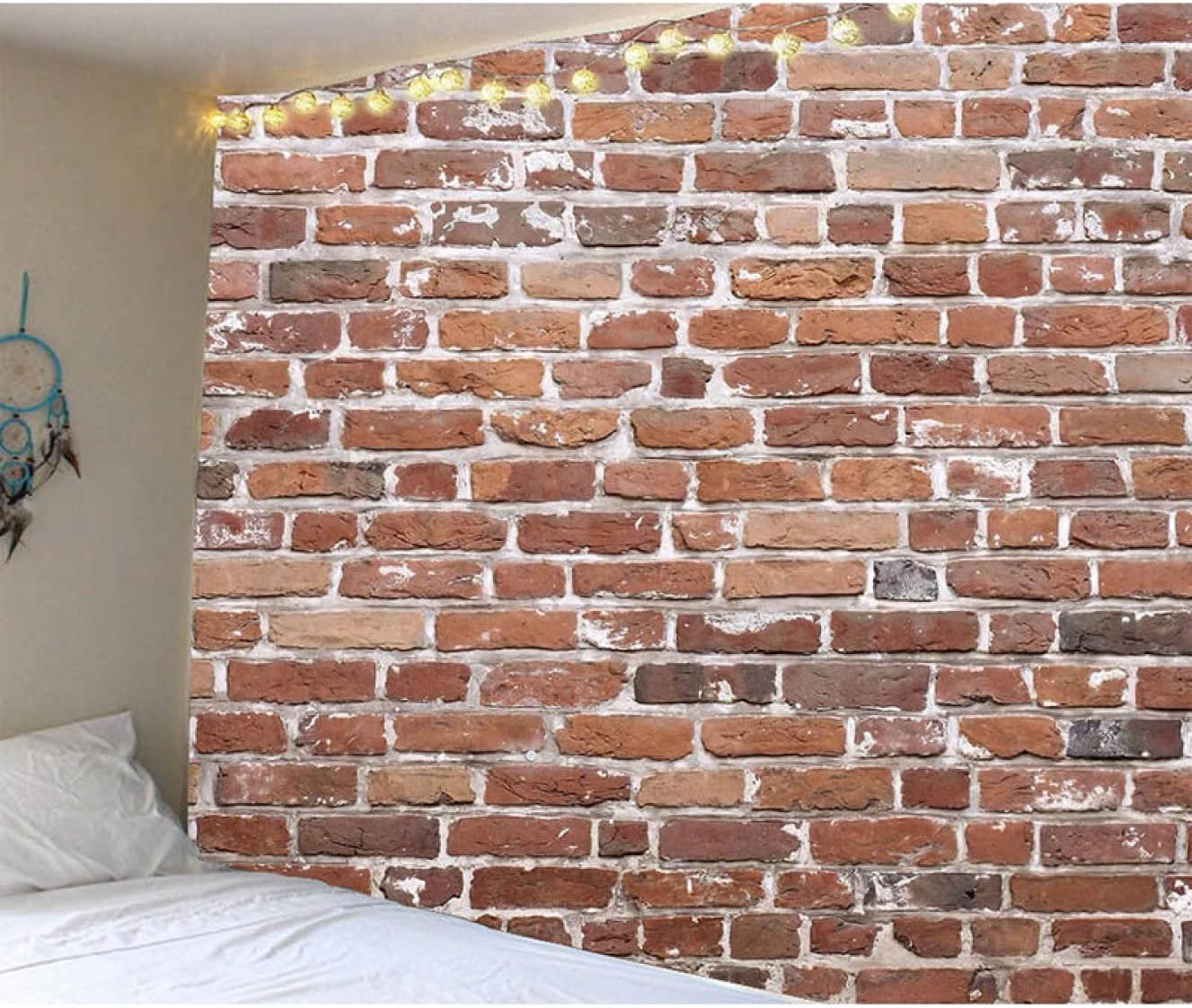 タペストリー 石のタペストリー レンガのタペストリー レンガ レトロ 大判 多機能 飾り リビングルーム..
