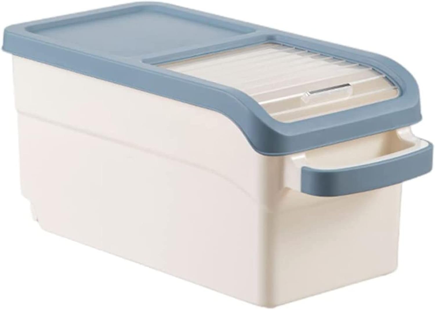 米びつ スライド式 スリム 米櫃 収納ボックス 米びつ おしゃれ ライスストッカー 米 保存容器 冷蔵庫 収納 こめびつ 密閉容器 フードストッカー キッチン収納 大容量 お米収納 防虫 防湿 鮮度を(3)