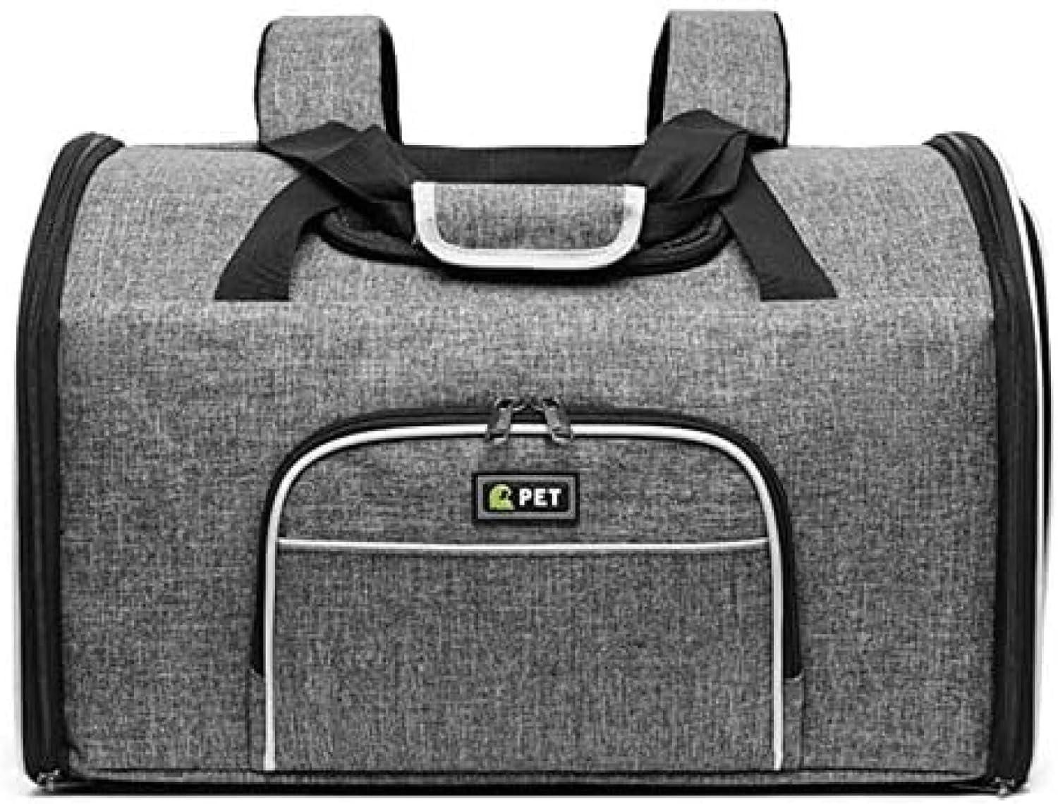 ペットキャリーバッグ 50*31*33cm 猫/犬(6kg以内) 通気性 折りたたみ 携帯便利 バックパック キャリー..