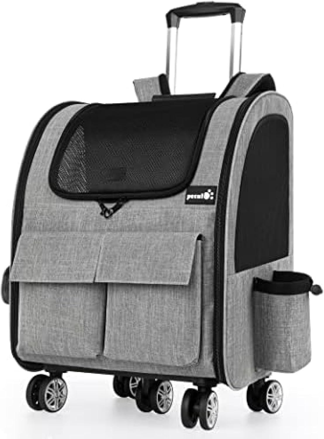 ペットキャリー リュック ペットキャリー キャスター付き 猫 猫用 キャリー カート 3 WAY 犬 小型犬 ペットキャリーケース 折り畳み 旅行 通院 取り外し可能な車輪 避難用 防災 ドライブ キ