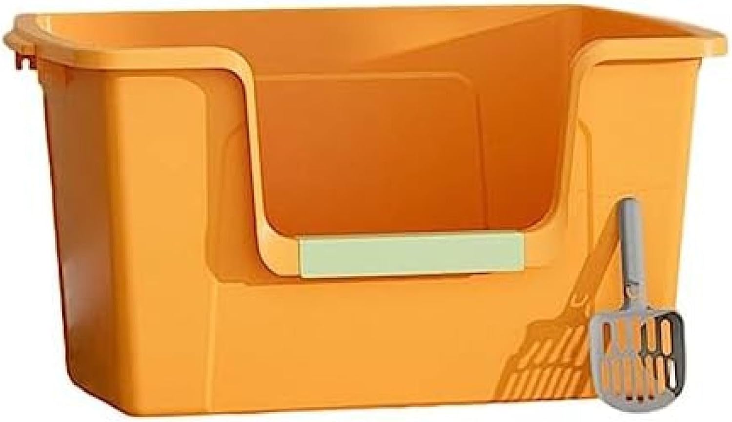 猫トイレ 大型 猫用トイレ本体 ワイドサイズ 深め 大きめ 猫砂飛び散り防止 オープンタイプ 大きいサイ..