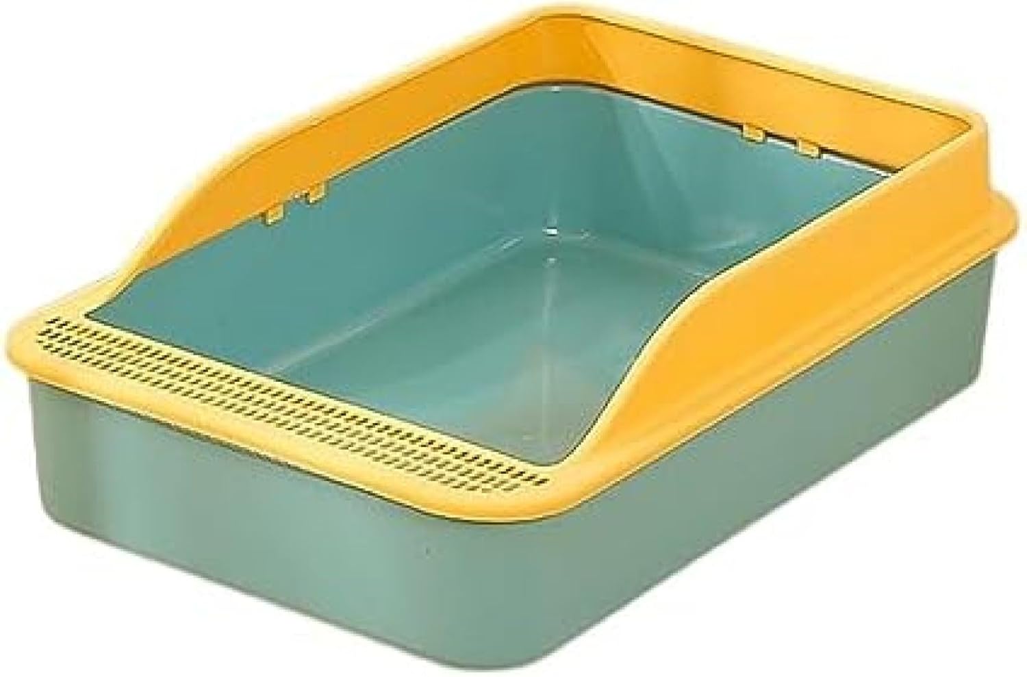 猫用トイレ ペット用トイレ ハイサイド 飛沫防止 砂漏れ防止 猫トイレ 小動物用 旅行 屋内猫用 L52*36*..