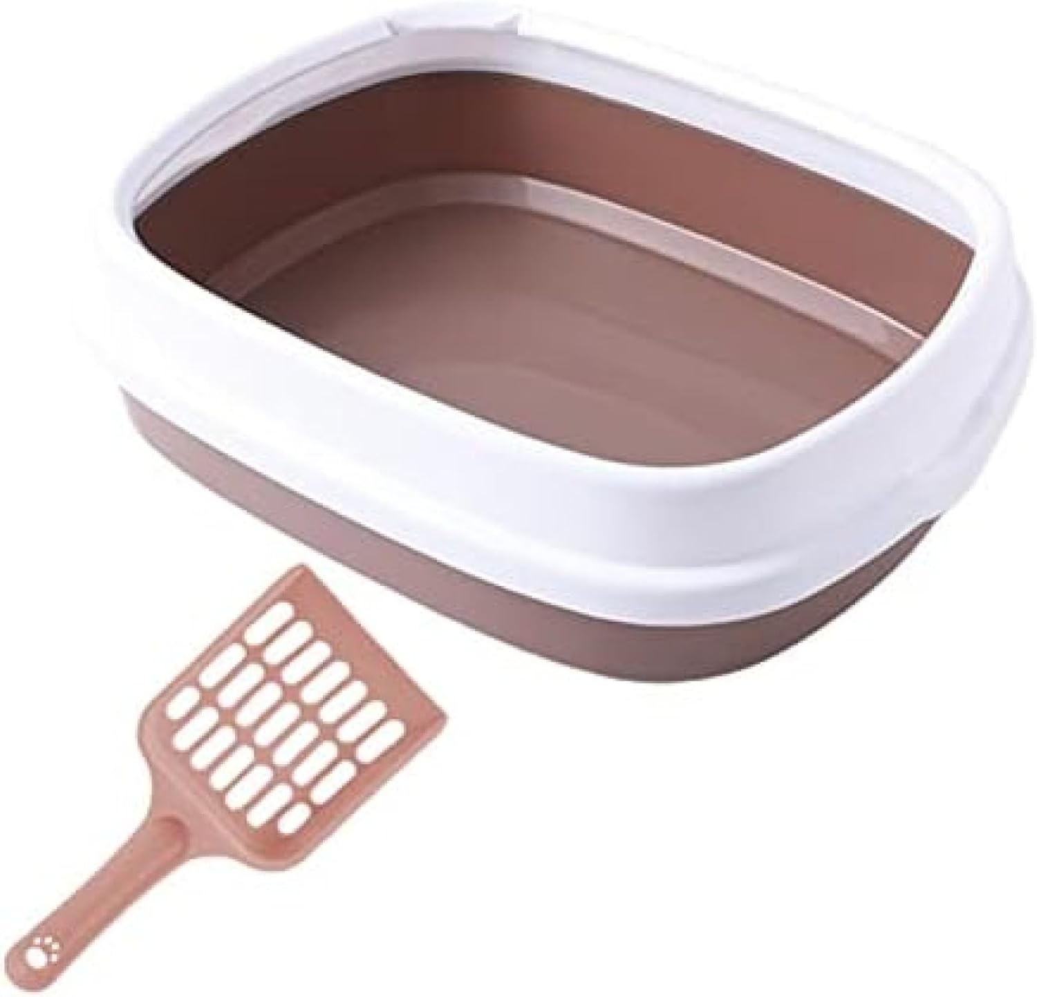 猫用トイレ 便器 半密閉型猫用トイレ ポータブル 高い壁付き 耐摩耗性猫砂トイレ キティ用トイレ キテ..