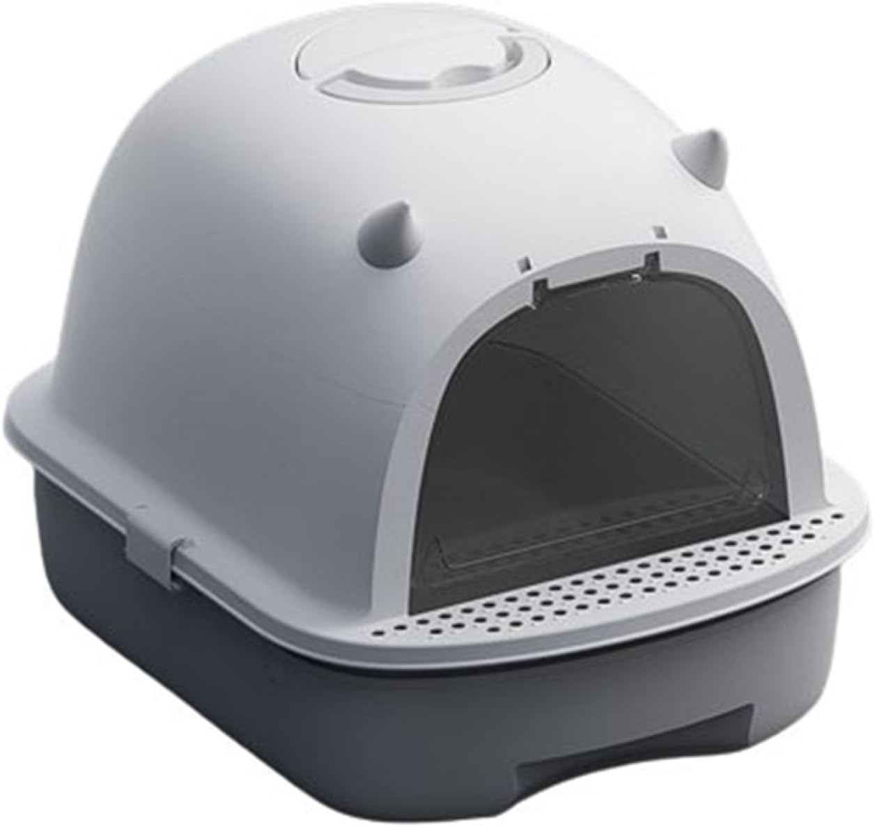 猫トイレ ドーム型 猫用トイレ本体 子猫 引き出し ワイドサイズ 清潔 大型猫 小型猫 砂の飛び散り防止 ..