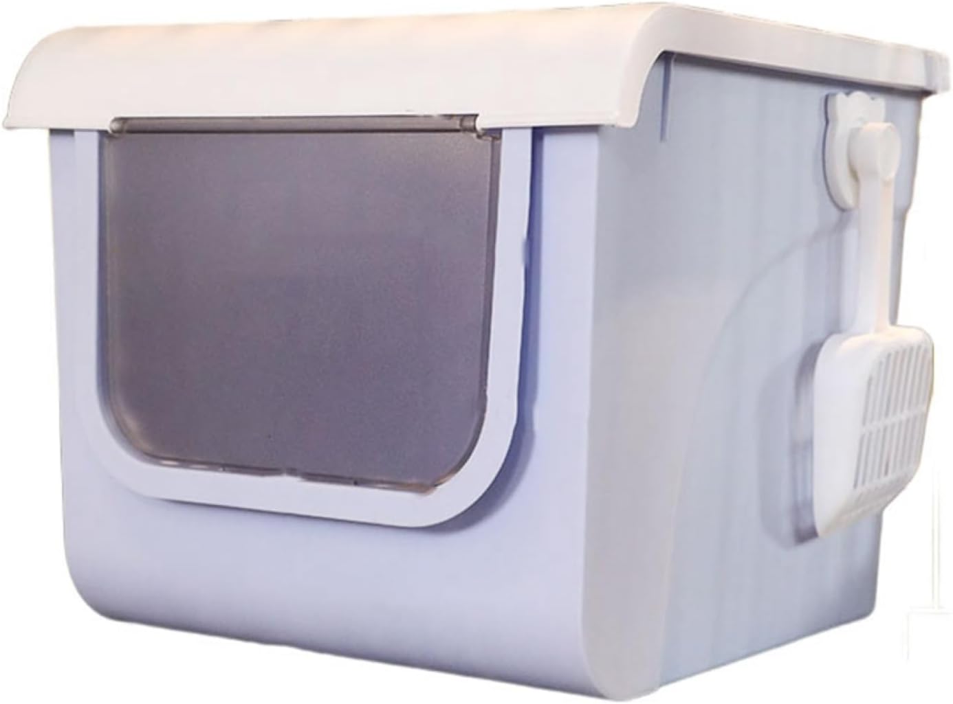 猫トイレ ドーム型 密閉型 猫用トイレ本体 大型 上から出る 引き出し フルカバー 大きめ スコップ付き ..