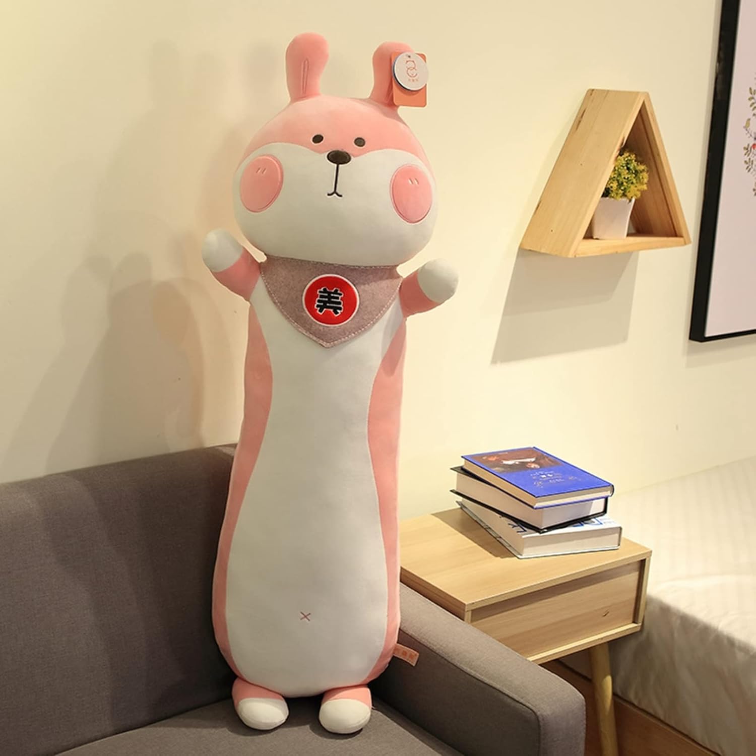 抱きまくら ハスキー ねこロングクッション 円柱形 添い寝枕 マシュマロ 可愛い 女の子 妊婦 腰当てク..