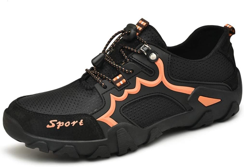 スニーカー メンズ トレッキングシューズ 透湿 通気性 軽量 軽登山 ブラック ハイキング ピックニック ..