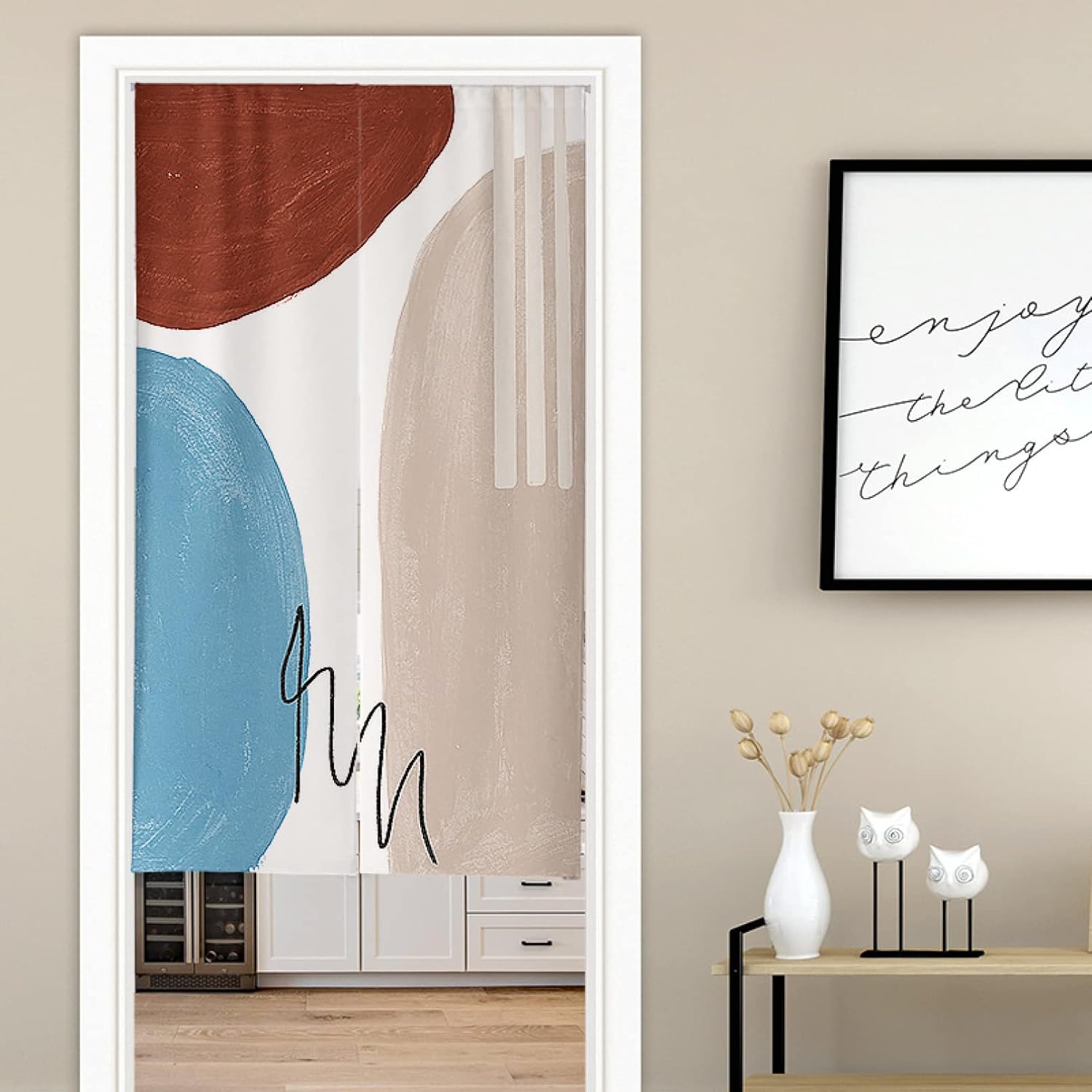 のれん ロング 玄関 北欧 暖簾 カラー17 カーテン断熱 遮光 間仕切り 目隠し 柔らかい おしゃれ インテリア キッチン リビング 洗面所 台所 飲食店 70x150cm 出入り口 開店祝い 新築