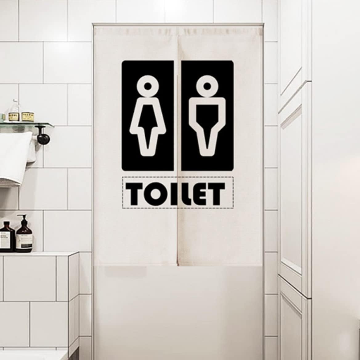 のれん 間仕切り 遮光 カーテン 暖簾 目隠し 見えにくい おしゃれ 北欧 男子女子 おもしろい 柔らかい 飾り 玄関 シンプルトイレ提示部屋装飾 建物 ドアカーテン キッチン カラー リビング 80