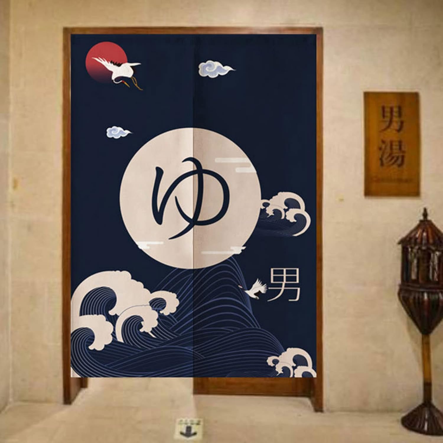 のれん 無地 和風 おしゃれ 北欧 目隠し 間仕切り 和風暖簾 カラー4 ロングカーテン 遮光のれん 玄関 キッチン 出入り口 和風キッチン 居酒屋 飲食店 迎春飾り 新築祝い 70*150cm プレ