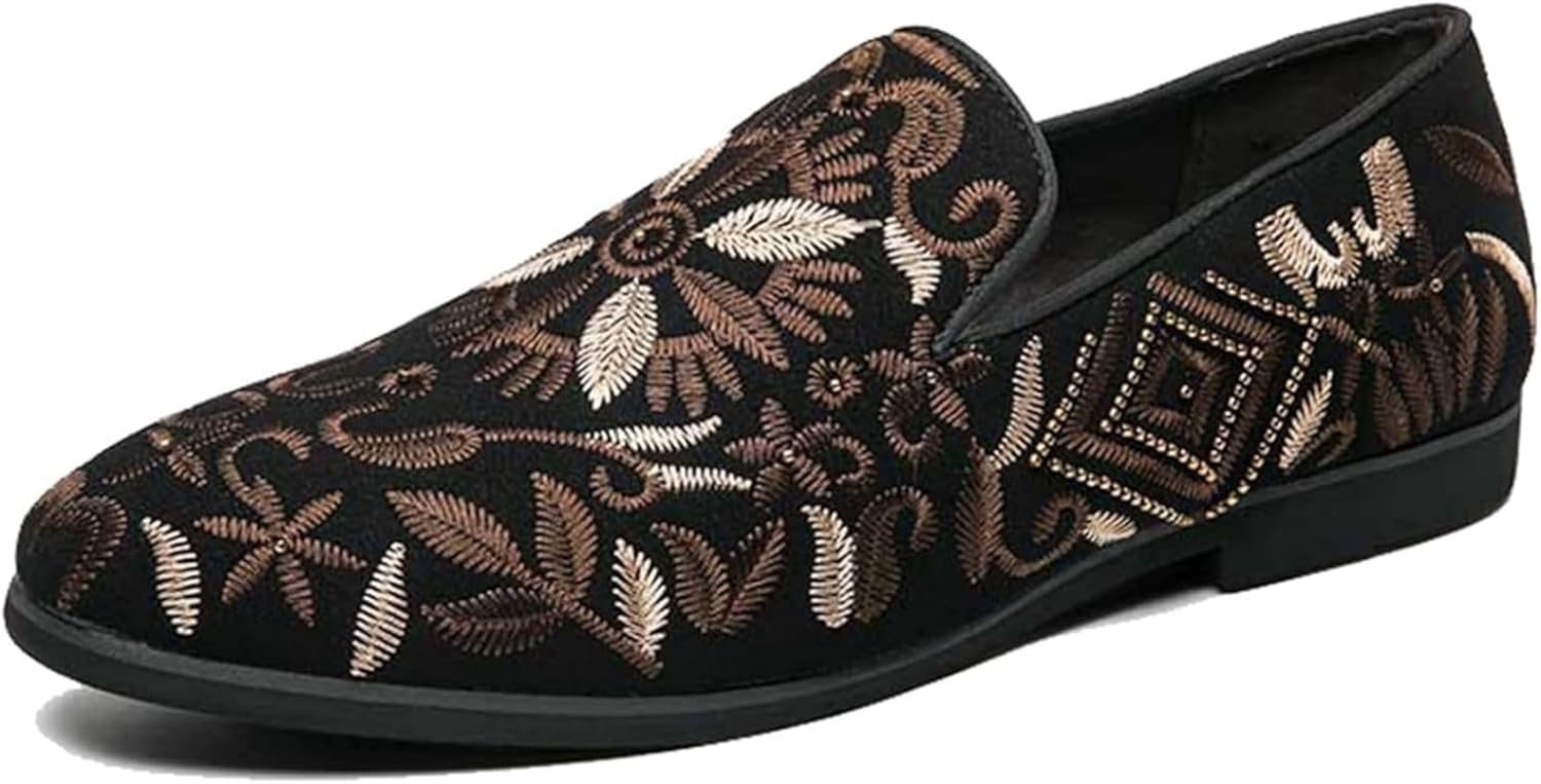 ローファー メンズ ドライビングシューズ メンズ ビジネスシューズ モカシン 紳士革靴 オペラグシューズ ウォーキングシューズ ドレスシューズ メンズ 花柄刺繍 スエード パイピング ローファー 春夏