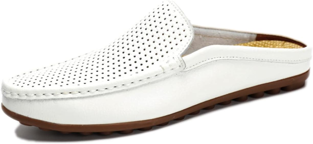 サンダル メンズ オフィスサンダル ビジネス スリッパ サボサンダル 革靴 ドライビングシューズ 軽量 大きいサイズ 脱げない スリッポン かかとなし スリッパサンダル 室内履き 社内履き 消臭 通気