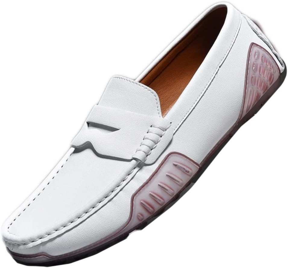 メンズ 靴 カジュアルシューズ ローファー 革靴 ドライビングシューズ 軽量 通気 爽やか 蒸れない 防臭..