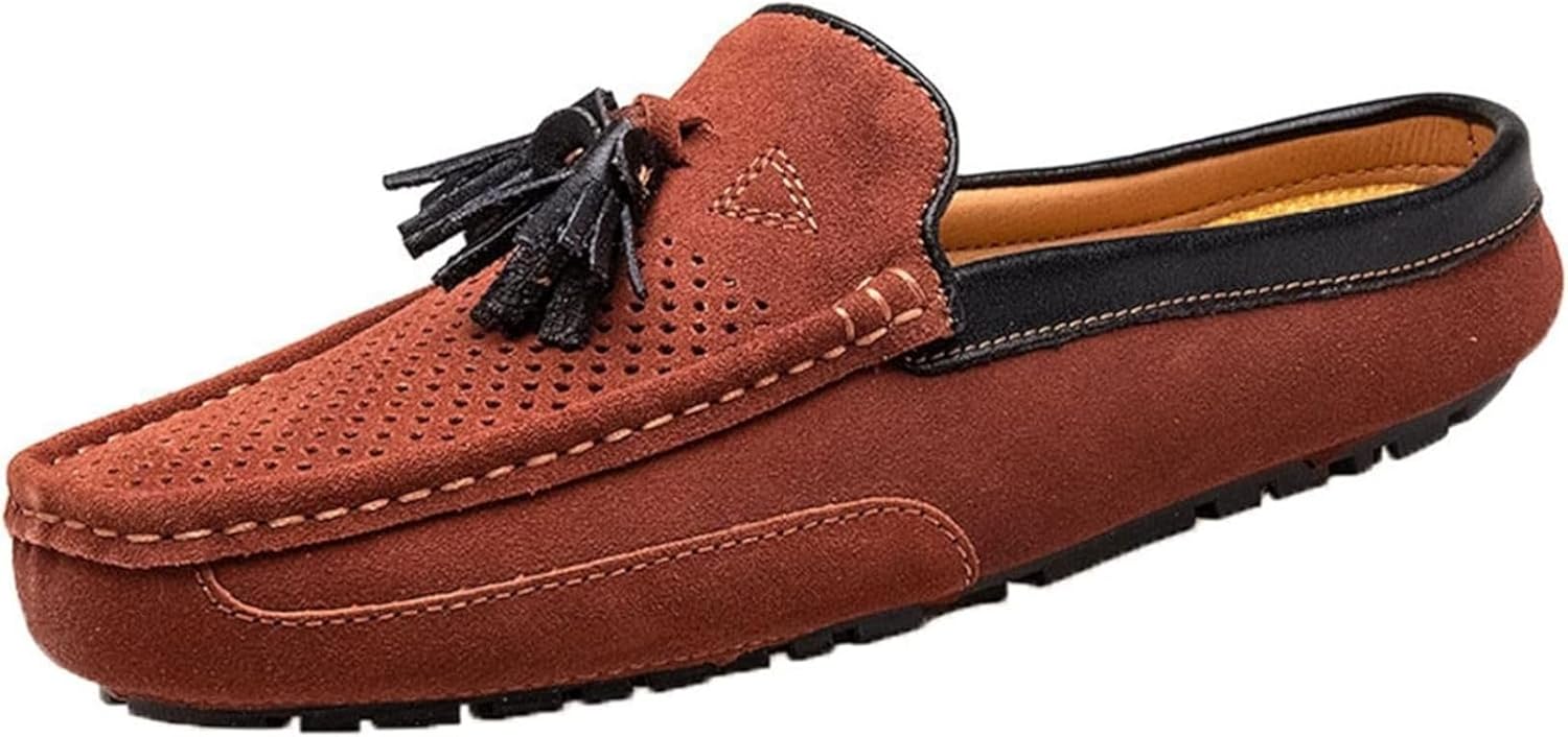 ローファー メンズ ビジネスシューズ ドライビングシューズ メンズ ビジネススリッパ ウォーキングシューズ サンダル メンズ サボ スエード ローファー メッシュ 歩きやすい革靴タッセル かかとなし滑