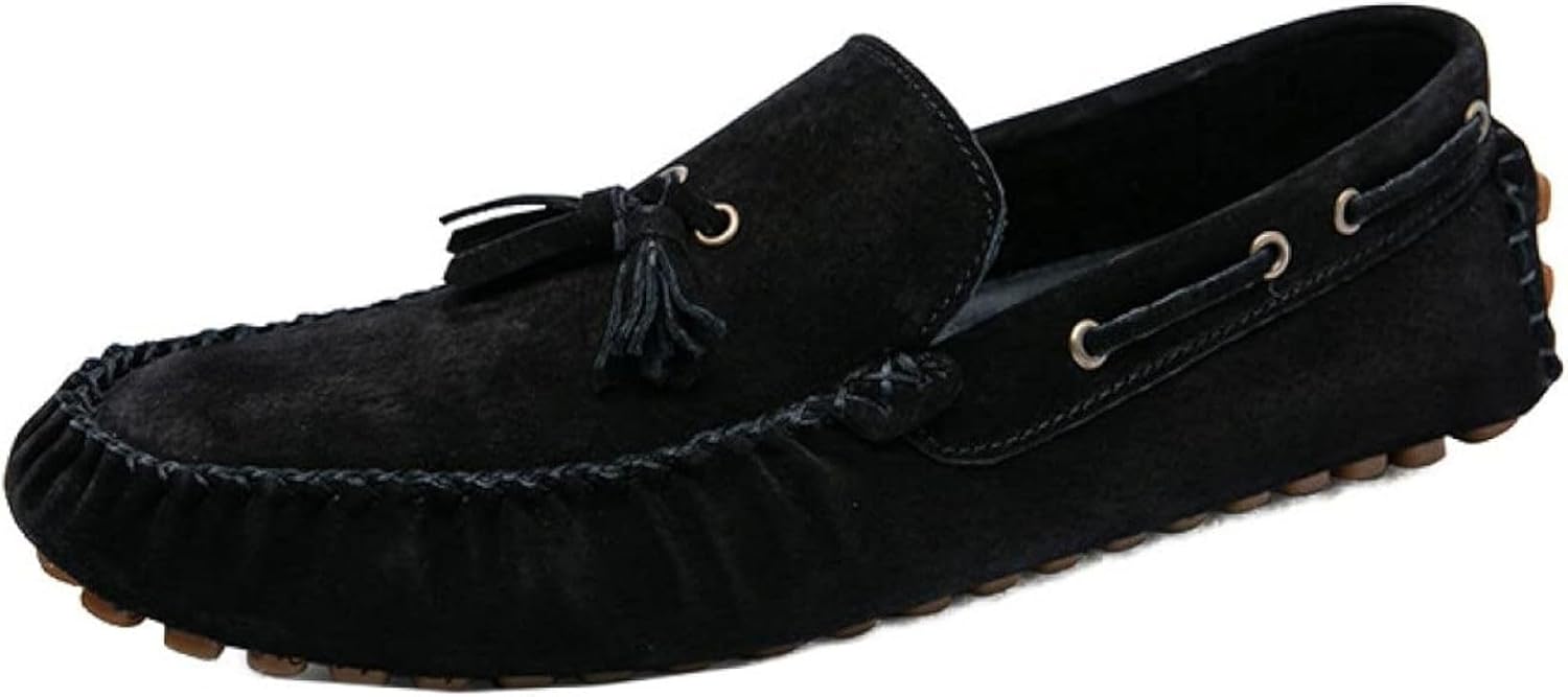 ローファーメンズ ドライビングシューズ メンズ ビジネスシューズ タッセル飾 スエード ローファー uチップ 革靴 メンズ デッキシューズ ローカット メンズ モカシン 滑り止め ウォーキングシューズ