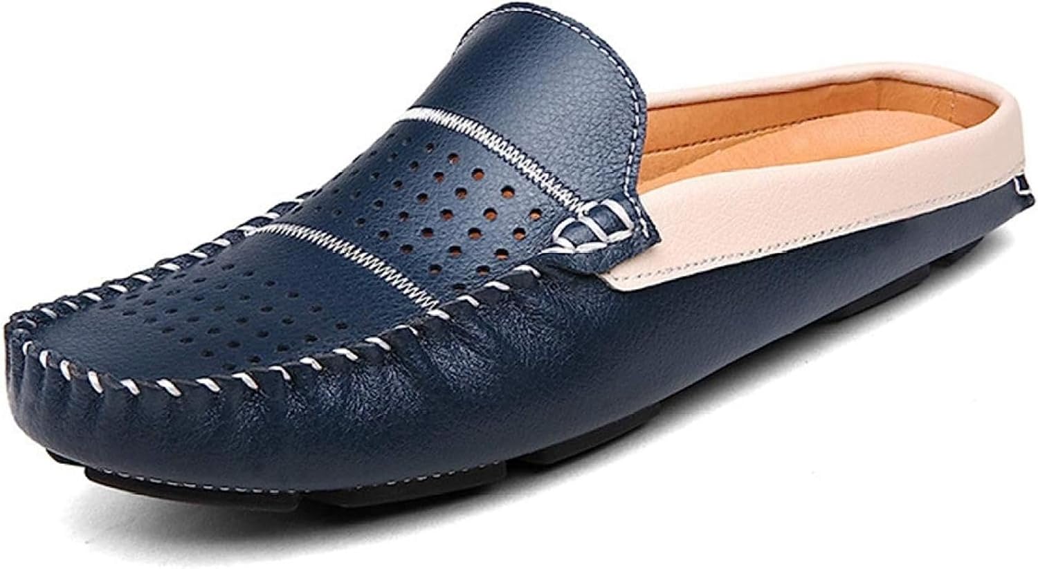 ローファー メンズ ビジネススリッパ メンズ モカシン サンダル ビジネスサンダル ドライビングシューズ ローファー 事務所 革靴 職場用 サボサンダル モカシン シューズ カジュアル メッシュ 通気