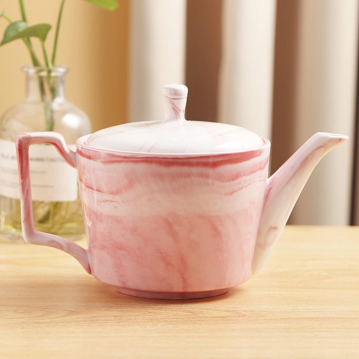 1客/6客セット コーヒーカップ ソーサー マーブル柄 ティーセット セラミック ドリンクカップ フランス風 食器 コーヒーマグ 来客用 自宅 日常 ウエディング 結婚祝い お茶 珈琲 アイスティー