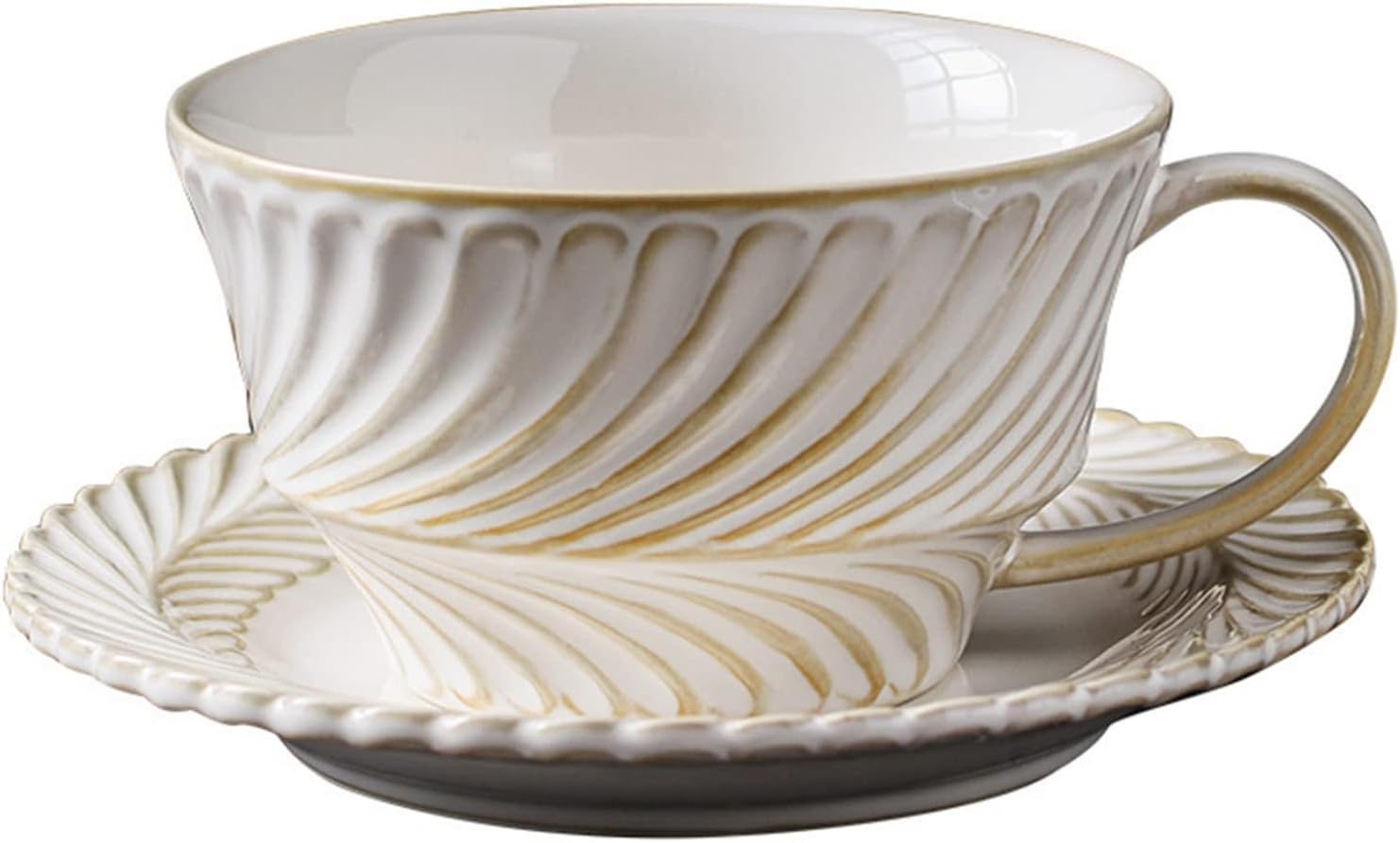 1客セット コーヒーカップソーサー ティーカップセット セラミック ドリンクカップ ヨーロッパ風 食器 コーヒーマグ 来客用 家庭用 母へ 彼女 パーティー用 デザート 牛乳 お茶用 ヴィンテージ