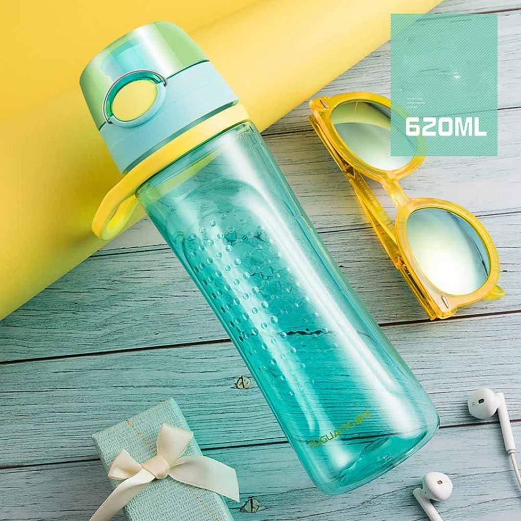 水筒 ウォーターボトル ワンタッチ 手提げ付き 620ml 携帯用 便利 スポーツ 運動用 オフィス用 通勤 無..