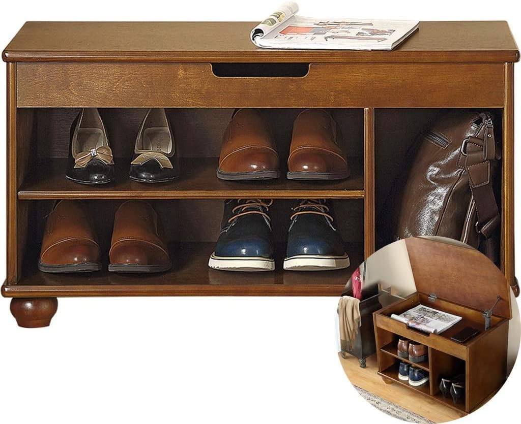 玄関靴ベンチ収納ベンチベッドベンチベンチシートブーツベンチアメリカンホワイエ靴キャビネット寝室ベ..