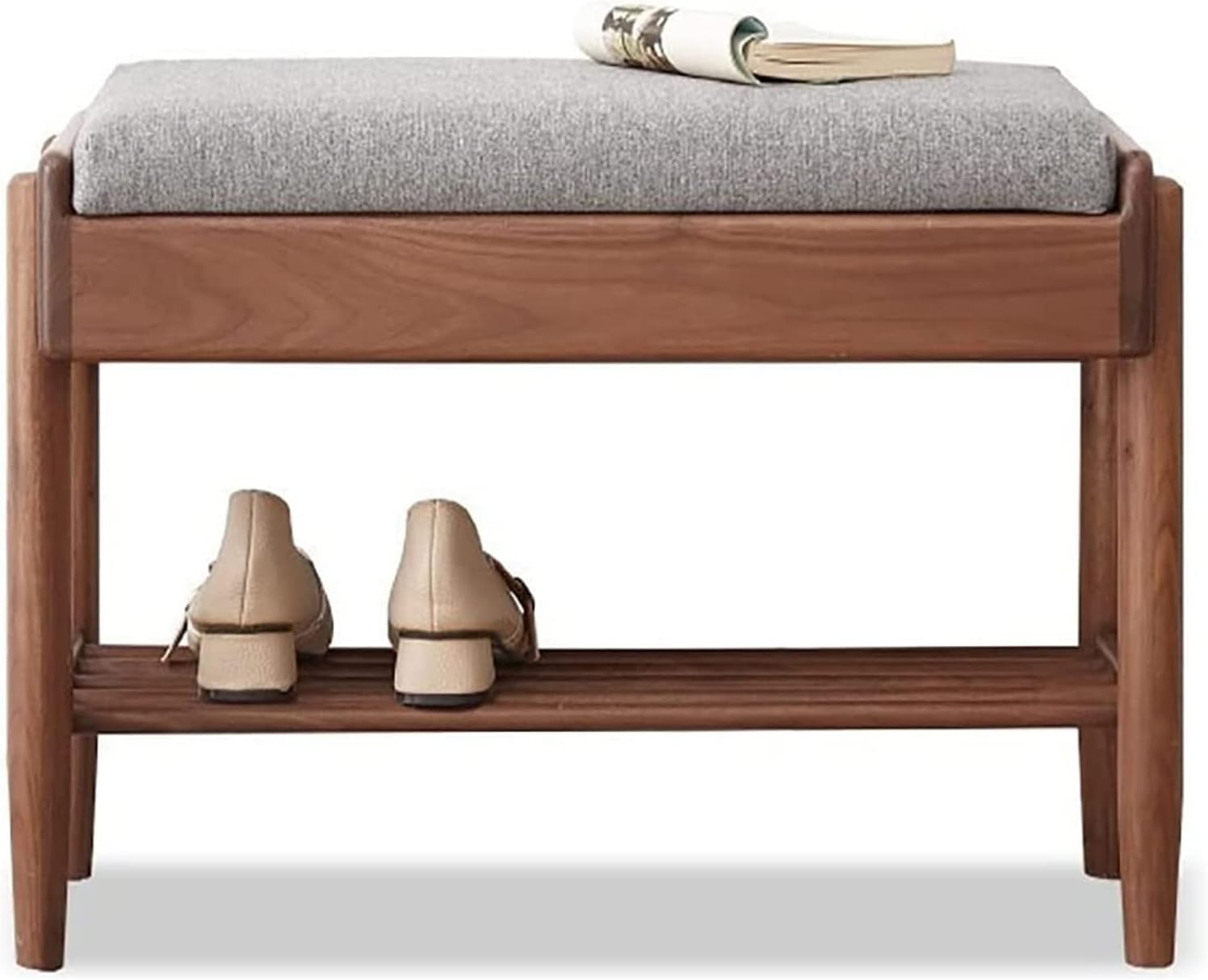 玄関靴ベンチ 収納ベンチ ベッドベンチの端 靴収納 玄関ベンチ 靴ベンチ 隠し収納コンパートメント付き..