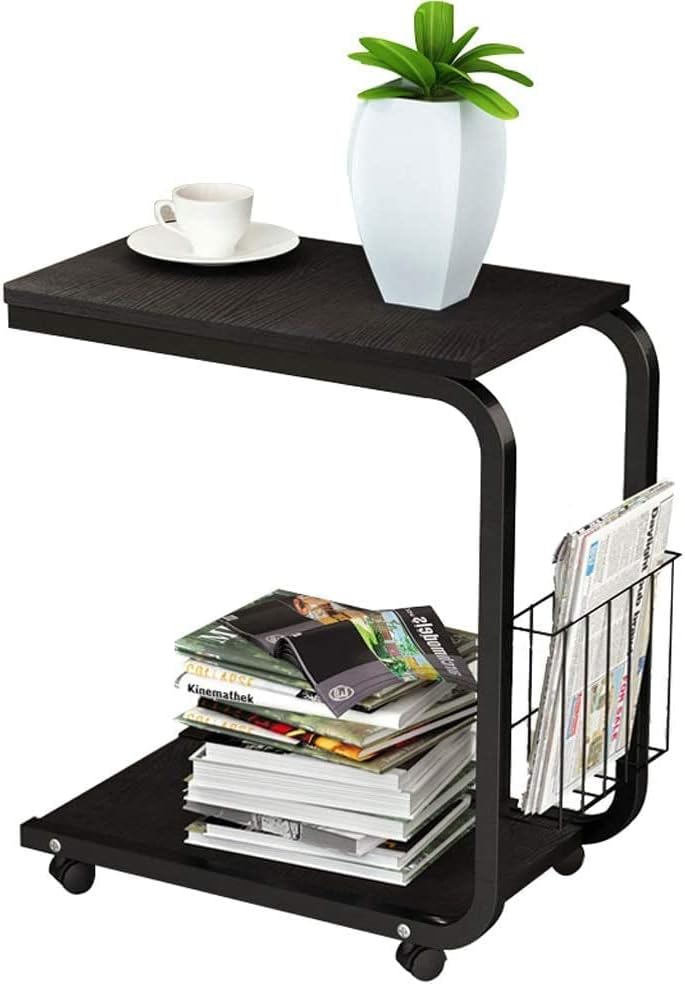 コーヒーテーブルサイドテーブルモダンミニマリストコーナーベッドルームテーブルスモールモバイルベッ..