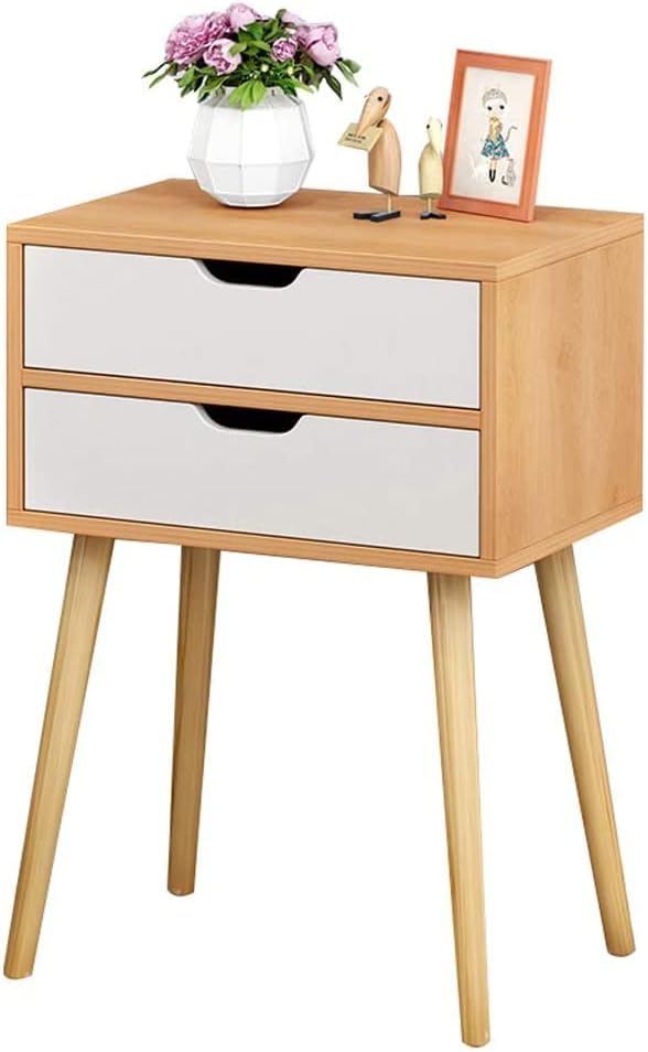 ベッドサイドテーブル厚みのある家庭用研究廊下ダブルポンピングソリッドウッドロッカーベッドルームア..