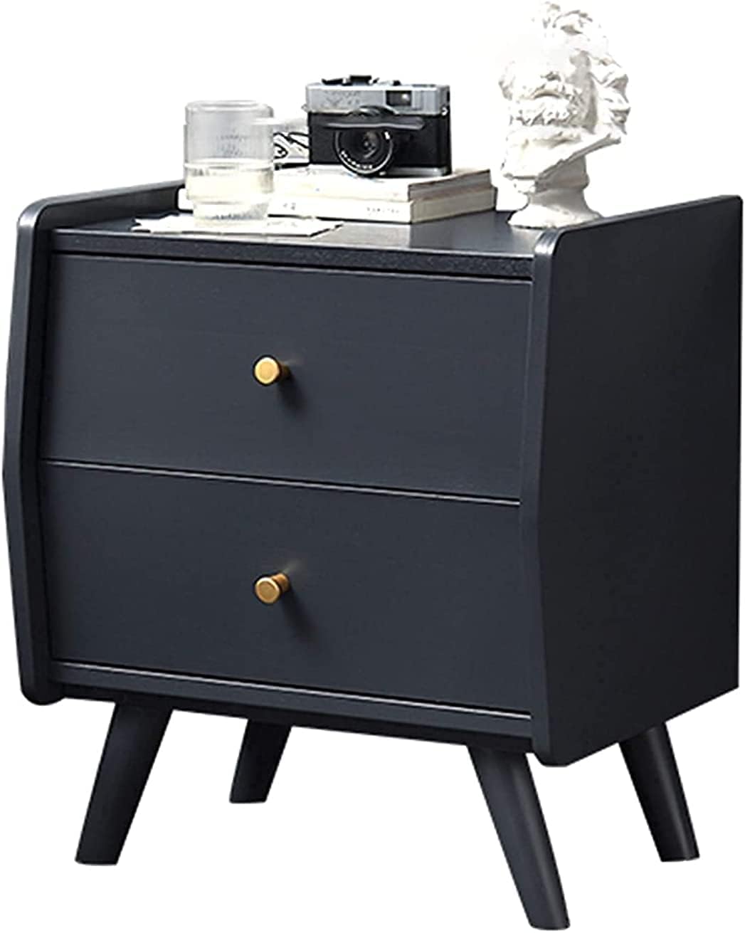 ノルディックパインベッドサイドテーブル、収納引き出し付きベッドルーム家具、家具を組み立てる必要な..