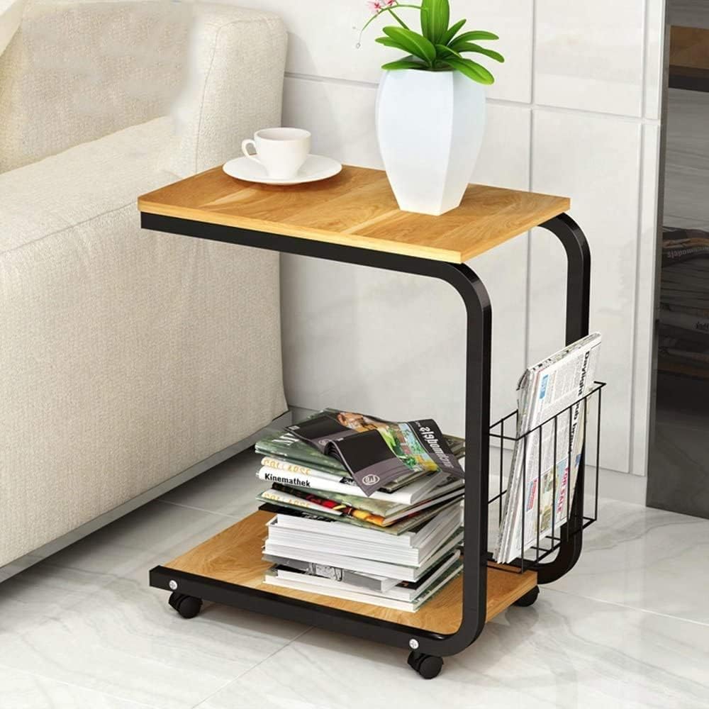 テーブルのネスト ホワイトコーヒーテーブルサイドテーブルラップトップテーブルサイドモバイルエンド..