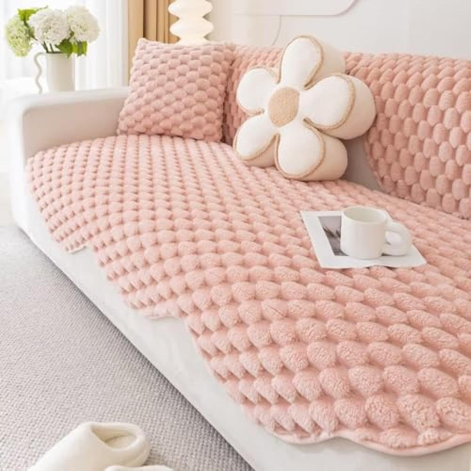 ソファカバー ズレない マルチカバー 3人掛け 2人掛け 1人掛け 肘付き 肘なしソファ-カバー あったか 吸湿発熱 蓄熱 ソフトタッチ 滑り止め ソファーパッド モコモコ 冬用 汚れ防止 肌触りが気