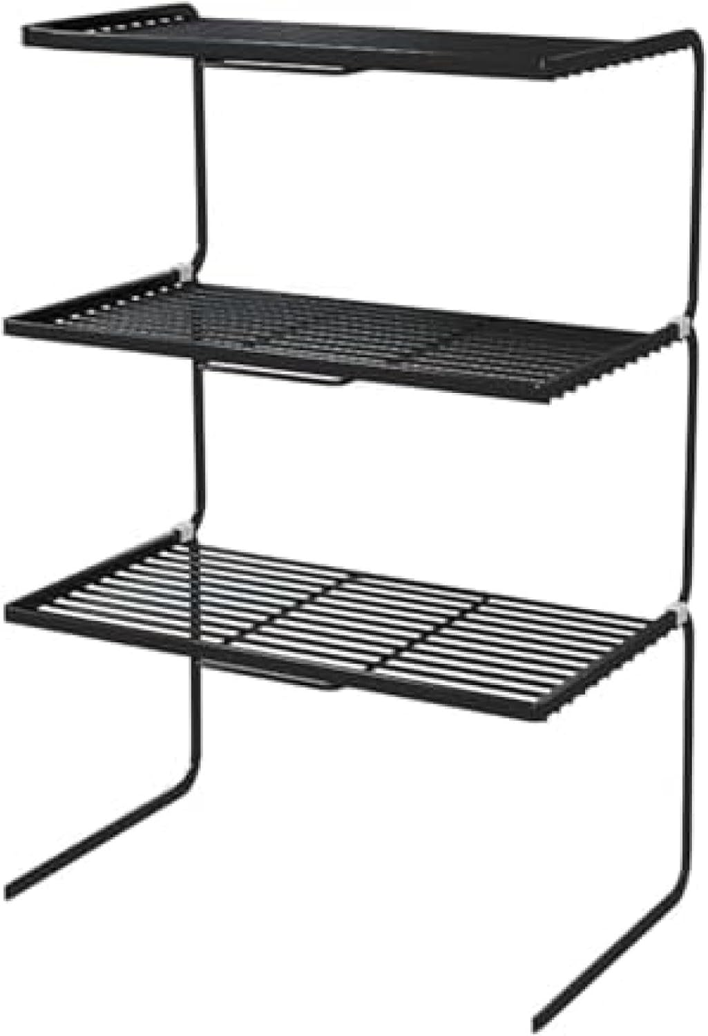 3段メタルシューズラック、積み重ね可能な靴と家庭用収納オーガナイザー、6足の靴を収納可能、寝室、廊..