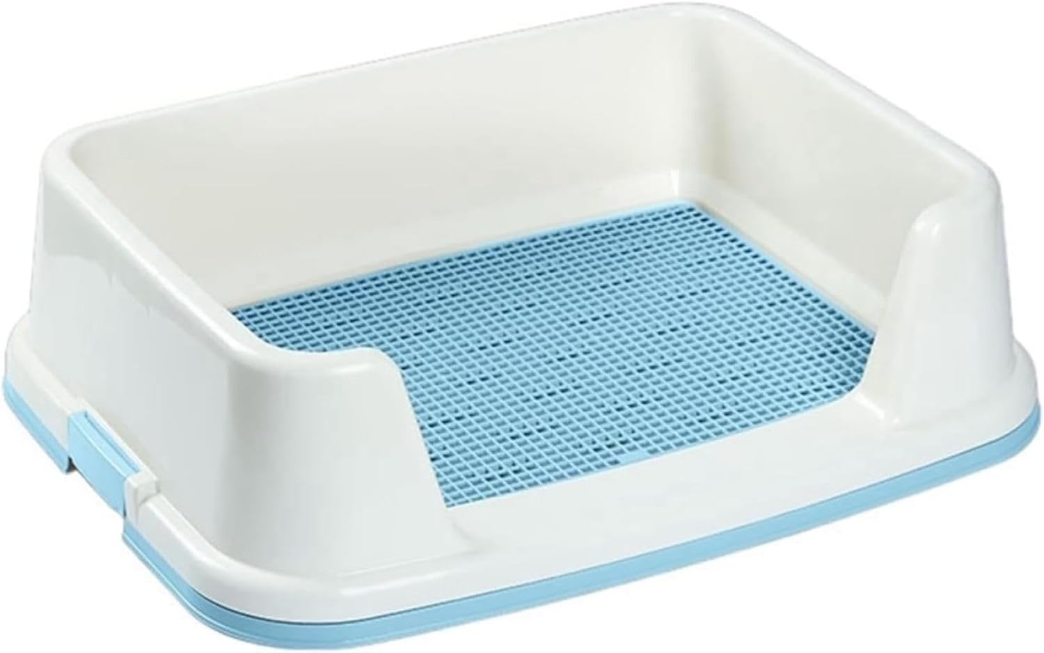 ドッグトレートレー しつけトイレ ペットトレーニング 犬トイレ しつけるウォールトレー メッシュ 犬用 飛散ガード レギュラー 小型犬 中型犬 ワイド フチ付き 滑り止め お掃除簡単 ステップ壁付トイ