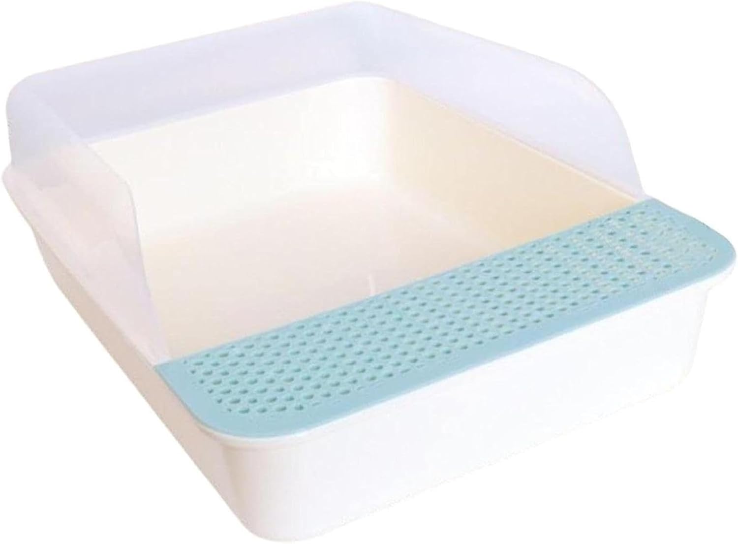 猫用トイレ本体 オープントップ 猫用トイレ 砂の飛び散り防止 トイレトレー トレイ キティ用トイレ 耐久性 洗い可能 サンドボックス 猫用品 ウサギ用 トレイキティトイレパン